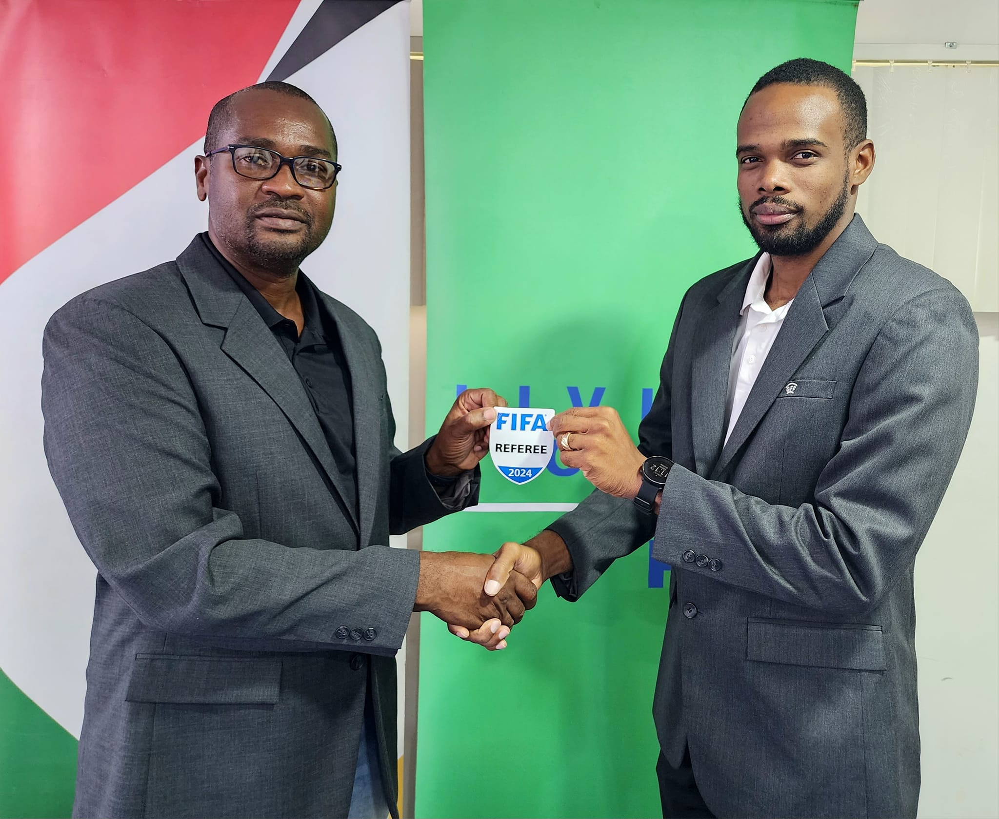 Lindeners Shavin Green and Denesha Isaacs Retain FIFA Referee Accreditations for 2024