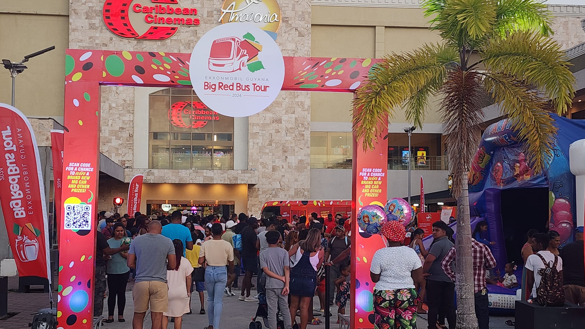 ExxonMobil Guyana Launches “Big Red Bus Tour” with $10 Million Giveaways