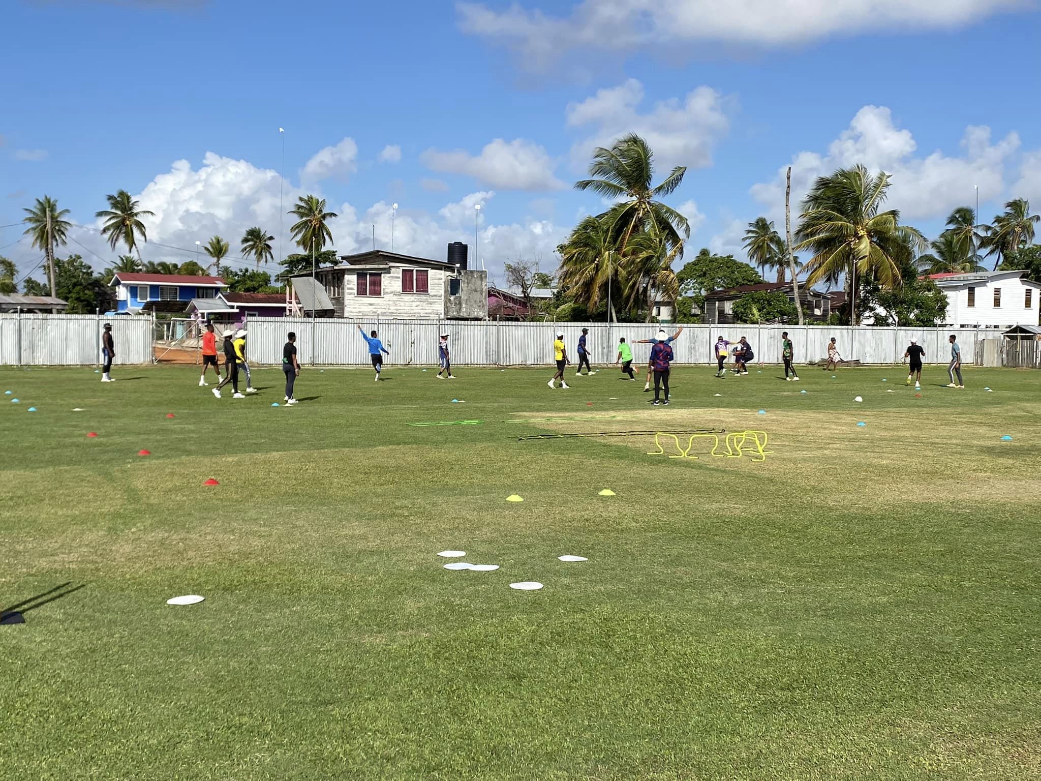 Guyana Harpy Eagles Warm-Up Match: Nandu Eleven Dominates Day One