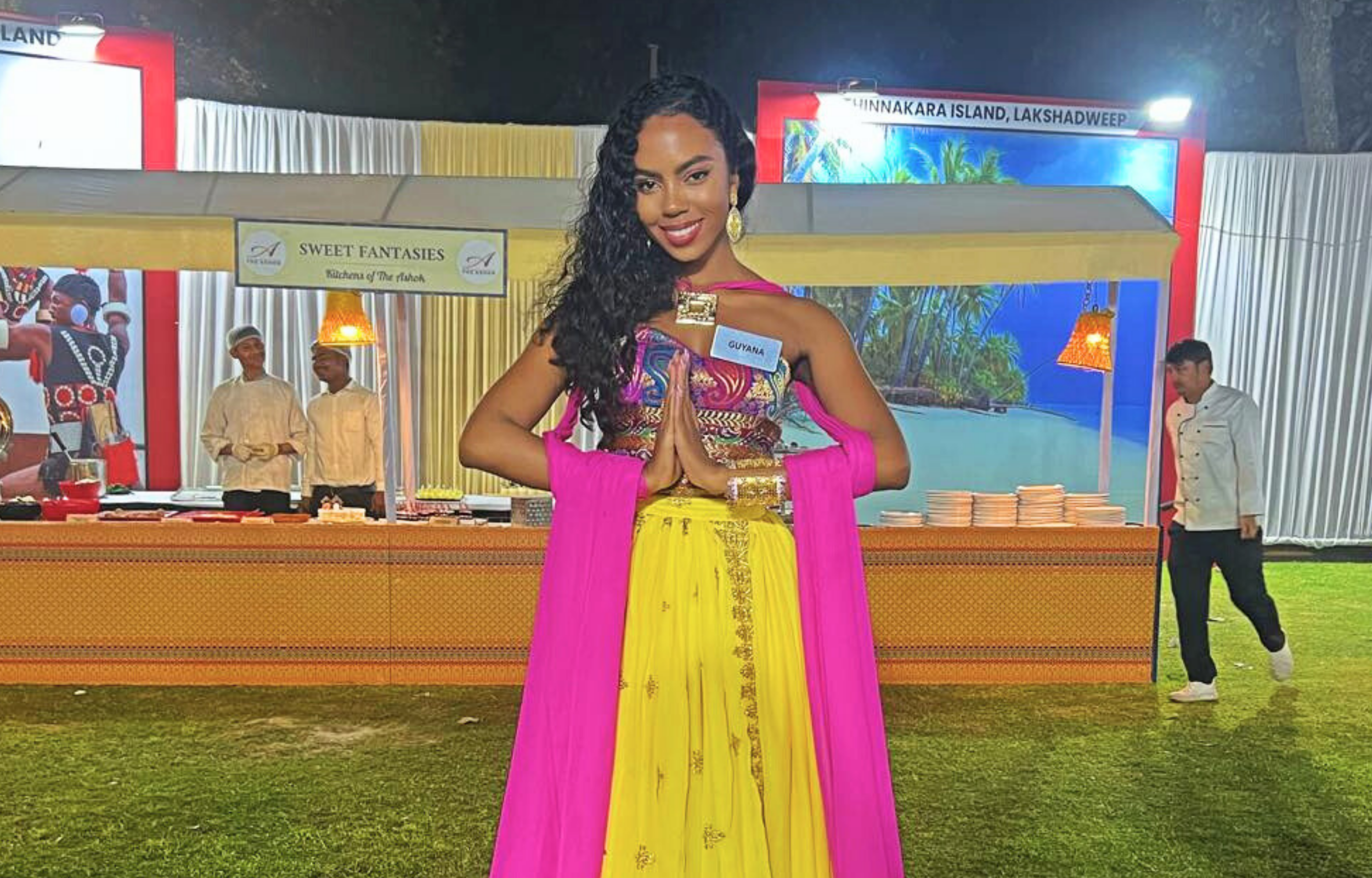 Andrea King Represents Guyana at Miss World Pageant