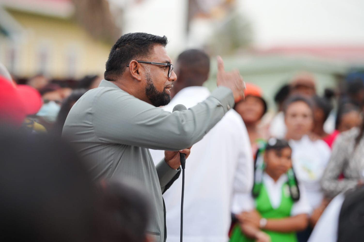 President Irfaan Ali Addresses Concerns and Promises Immediate Solutions in West Coast Berbice Engagement