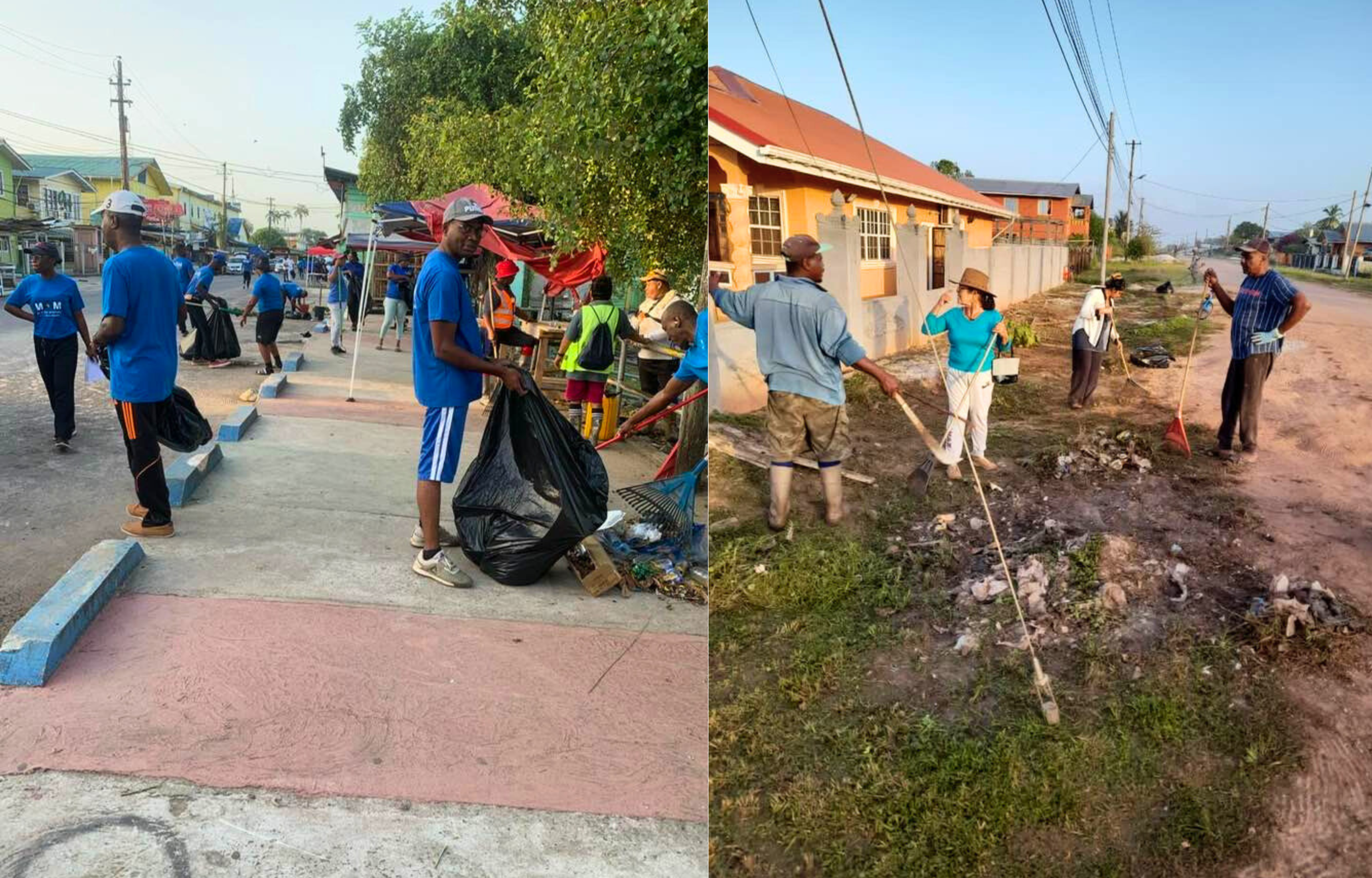 Linden Joins Clean-up Efforts
