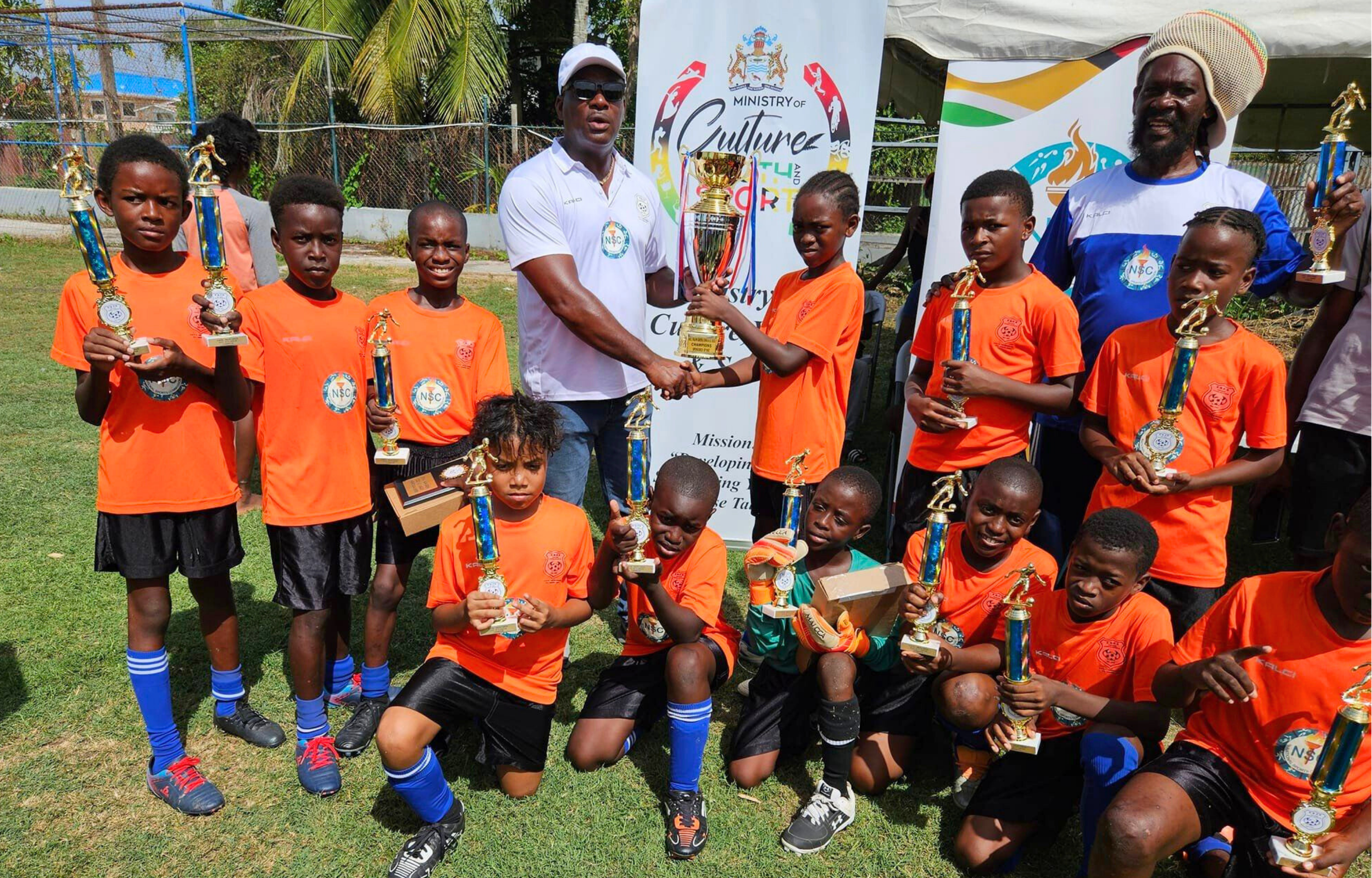 Fruta Conquerors Triumph Over Santos to Secure NSC/EBFA/Ralph Green U-11 League Title