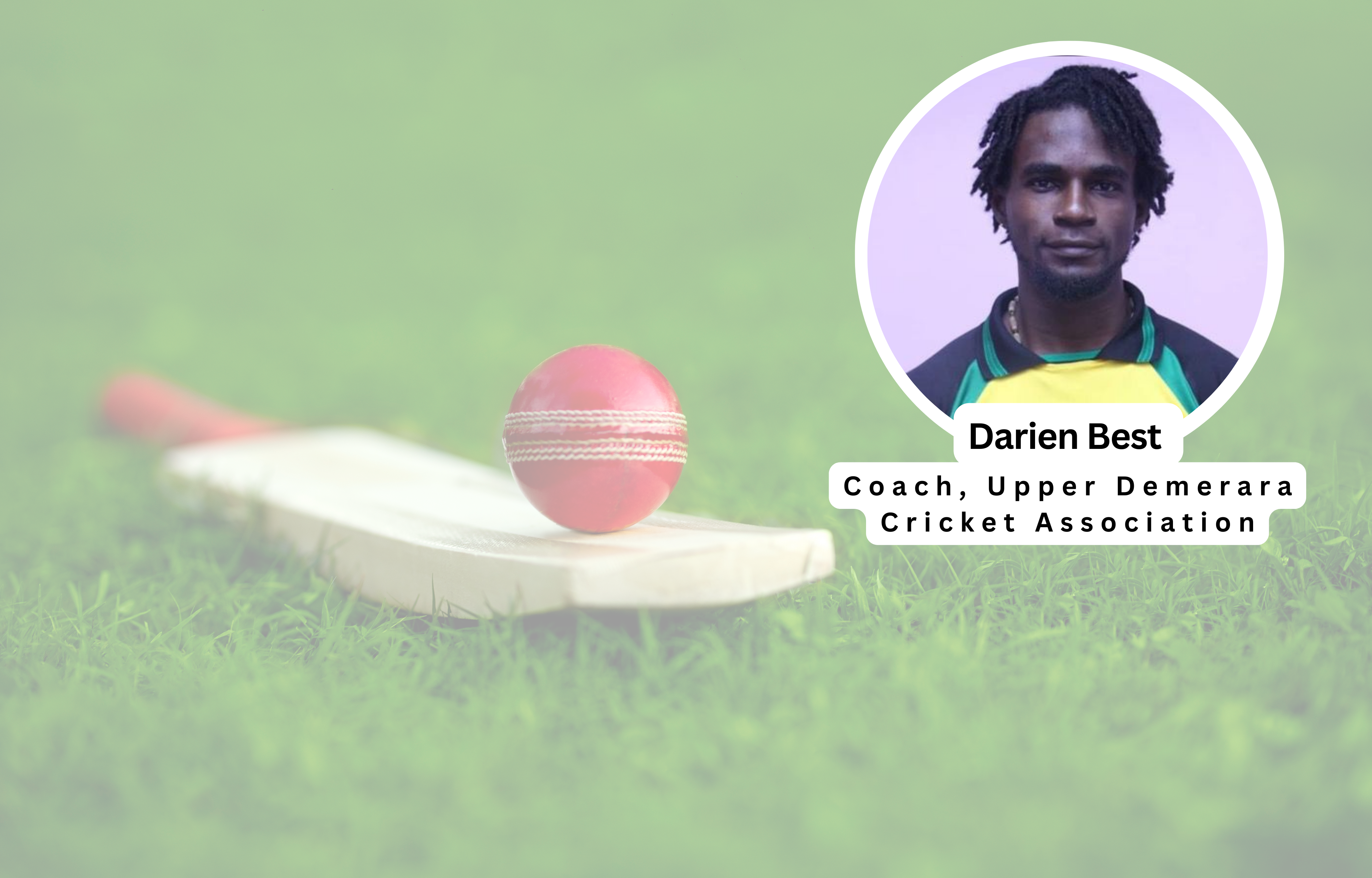 Coach Best Optimistic as Demerara Cricket Board U-19 Tournament Kicks Off