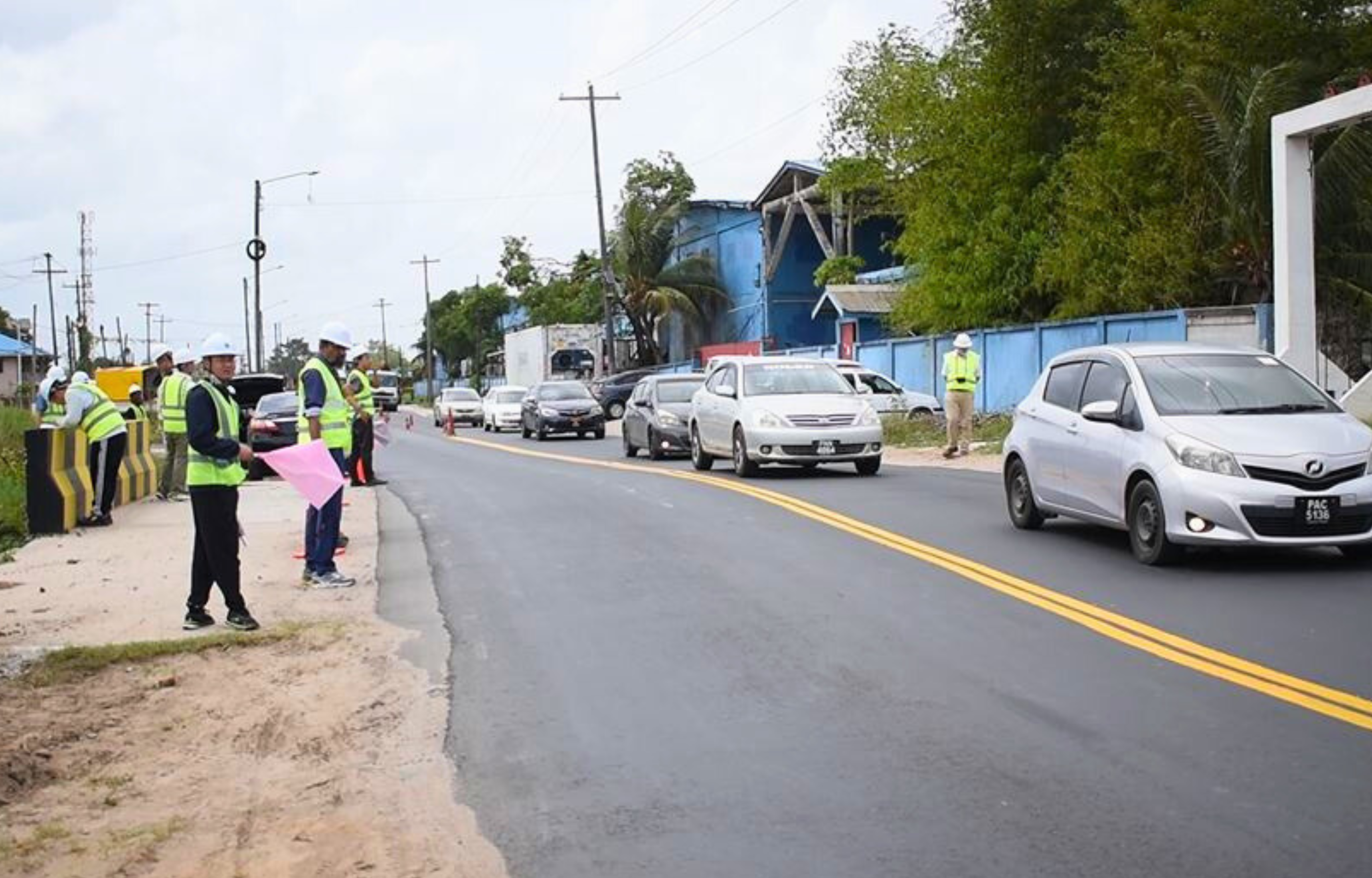 Surveillance Begins for $75.8 Million Timehri Road Improvement Project