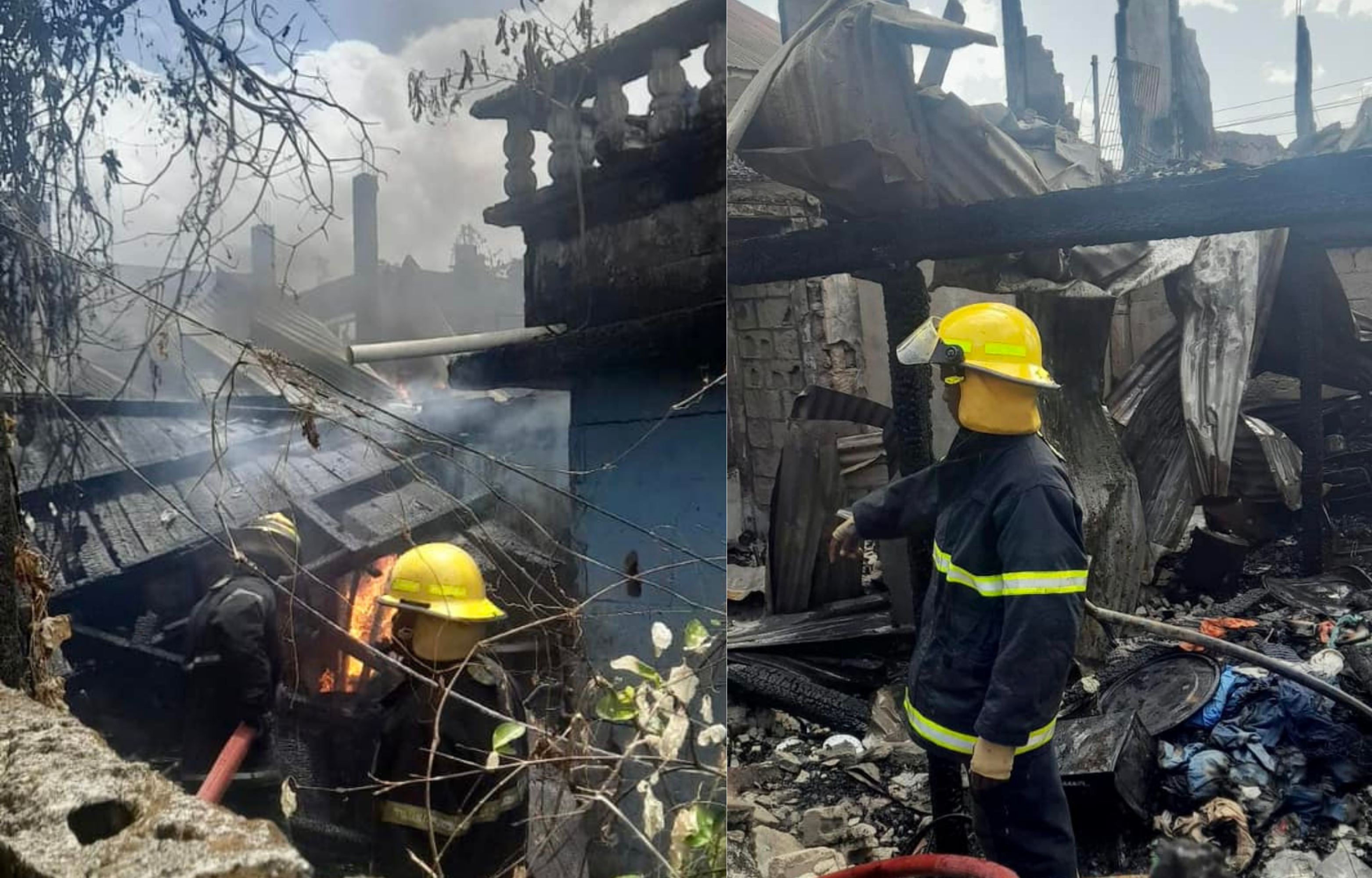 Fire Leaves Four Homeless in New Amsterdam