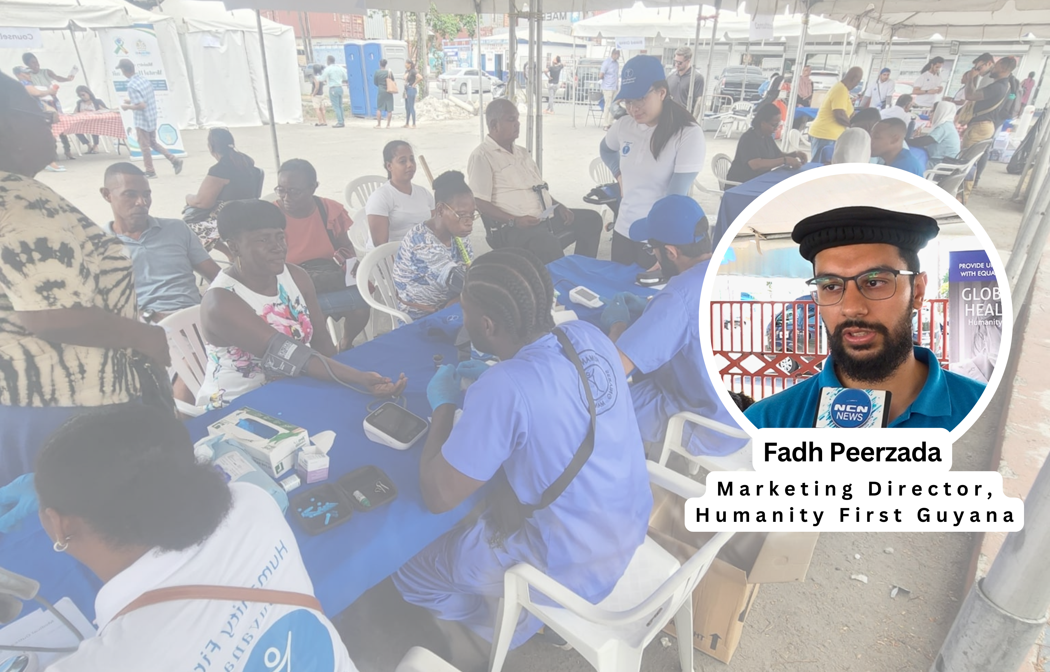 Humanity First Guyana’s Medical Outreach Draws Hundreds for Free Consultations and Care