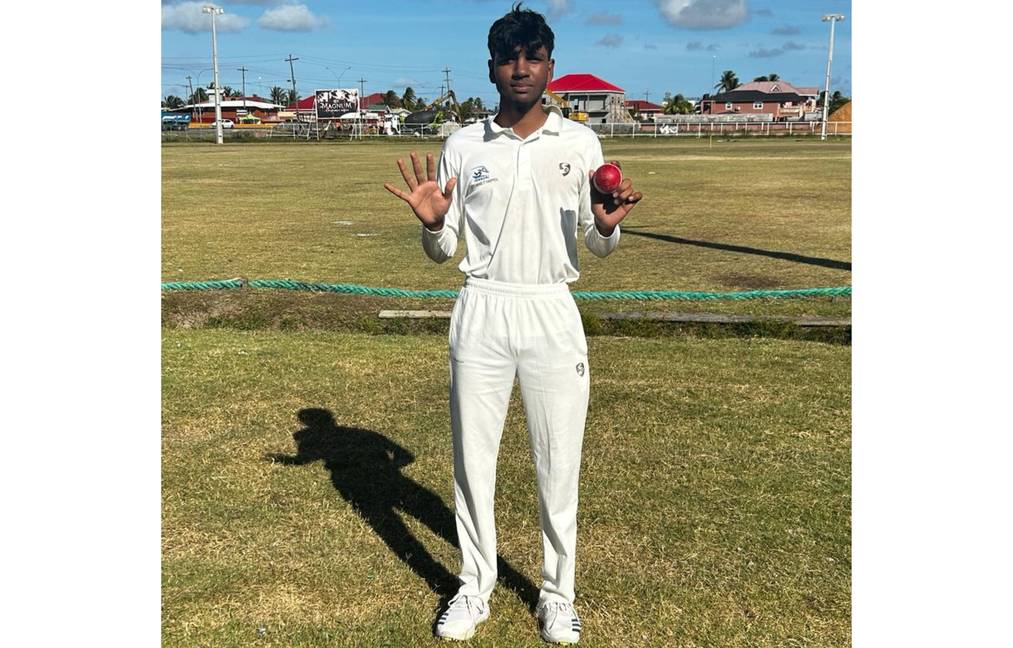 Marvinda Dindyal Shines with Unbeaten 136 in Demerara Cricket Board’s Under-19 Tournament