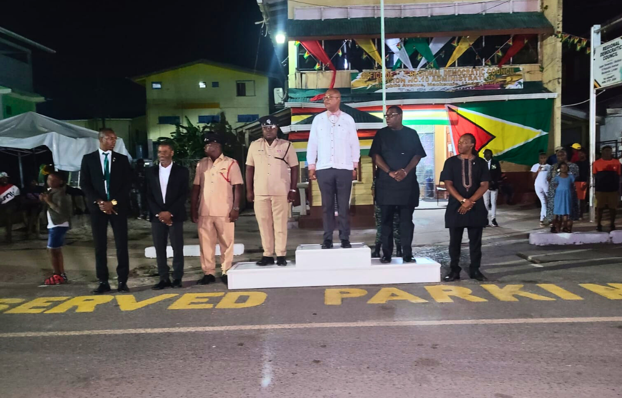 Linden Celebrates Guyana’s 54th Republic Anniversary with Flag Raising Ceremony