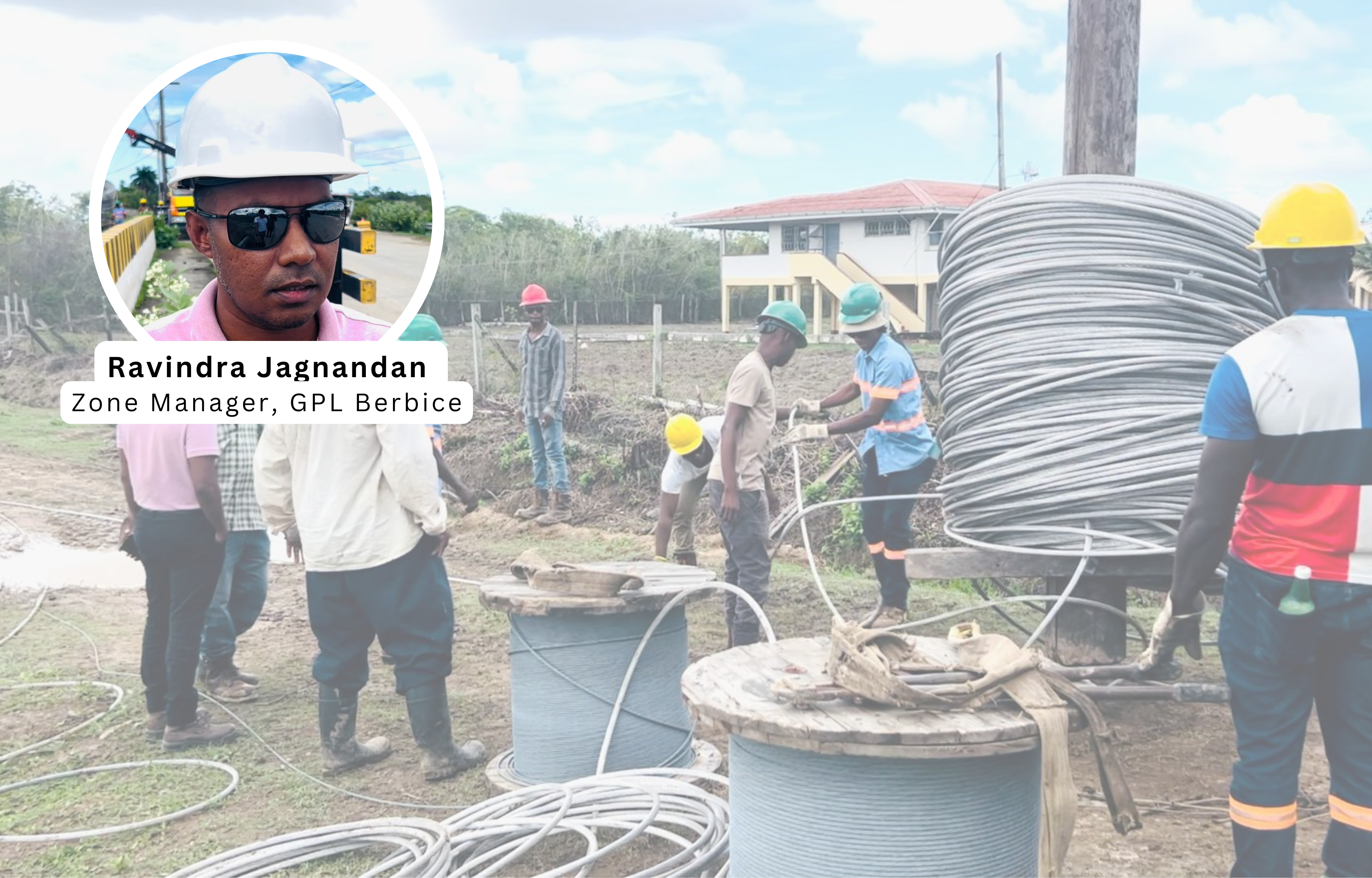 Progress at Everton, Berbice for Power Ship Installation