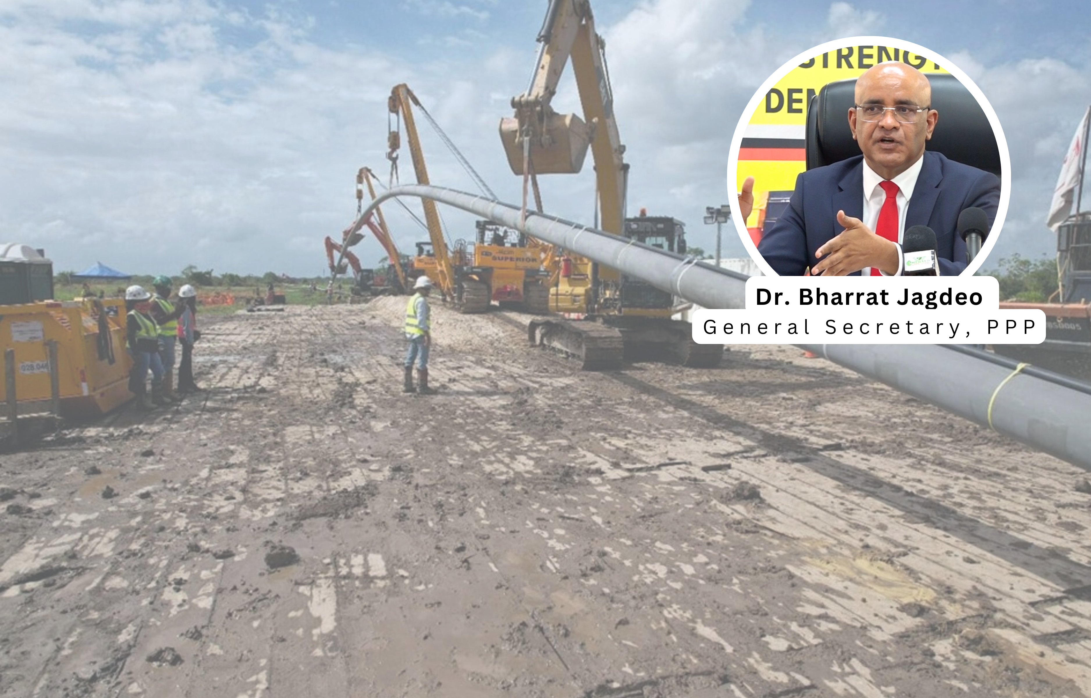 Gas-to-Energy Project on Track Despite Minor Delays, Jagdeo Assures