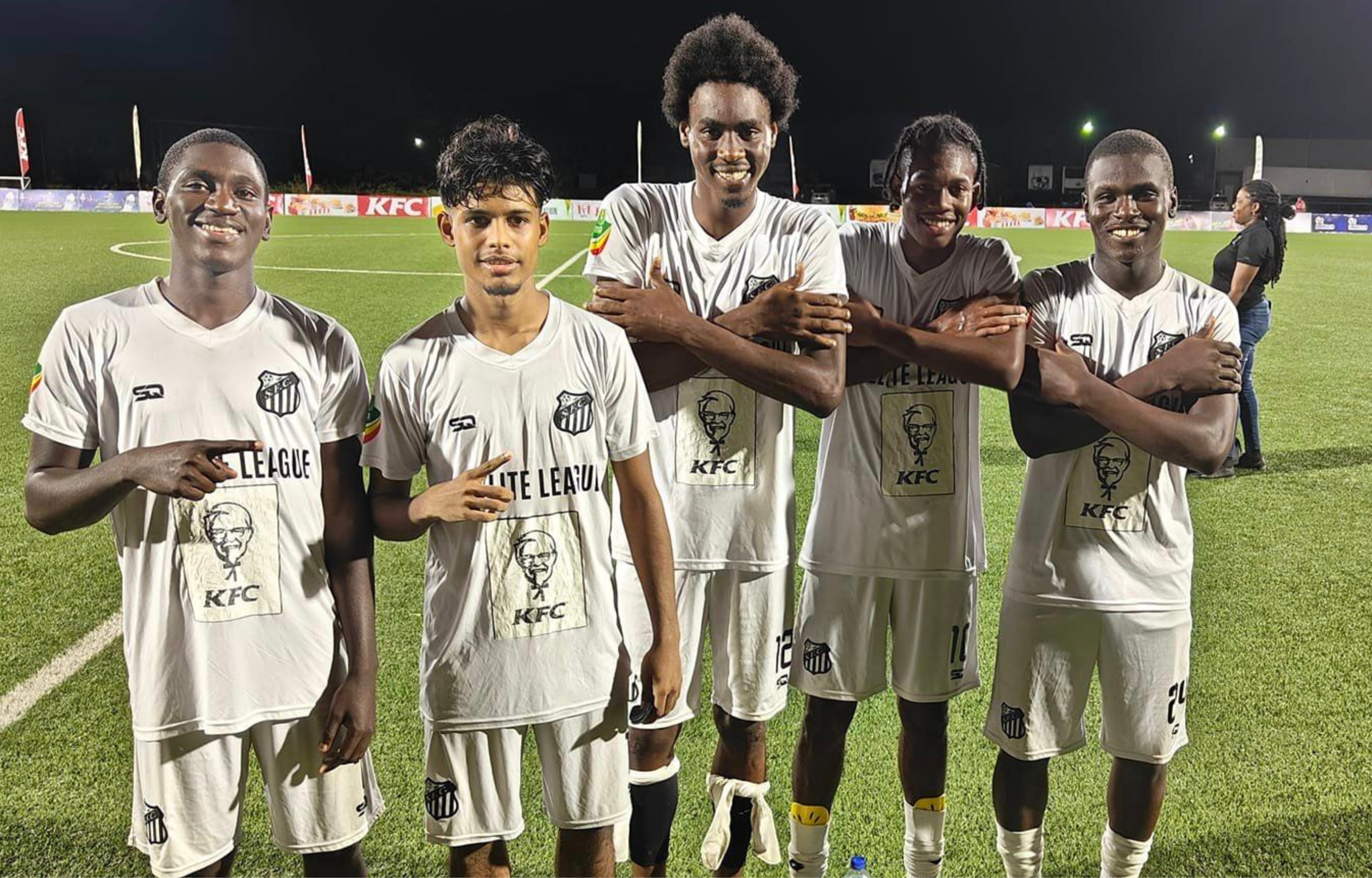 Santos FC Dominates Monedderlust in KFC Elite League