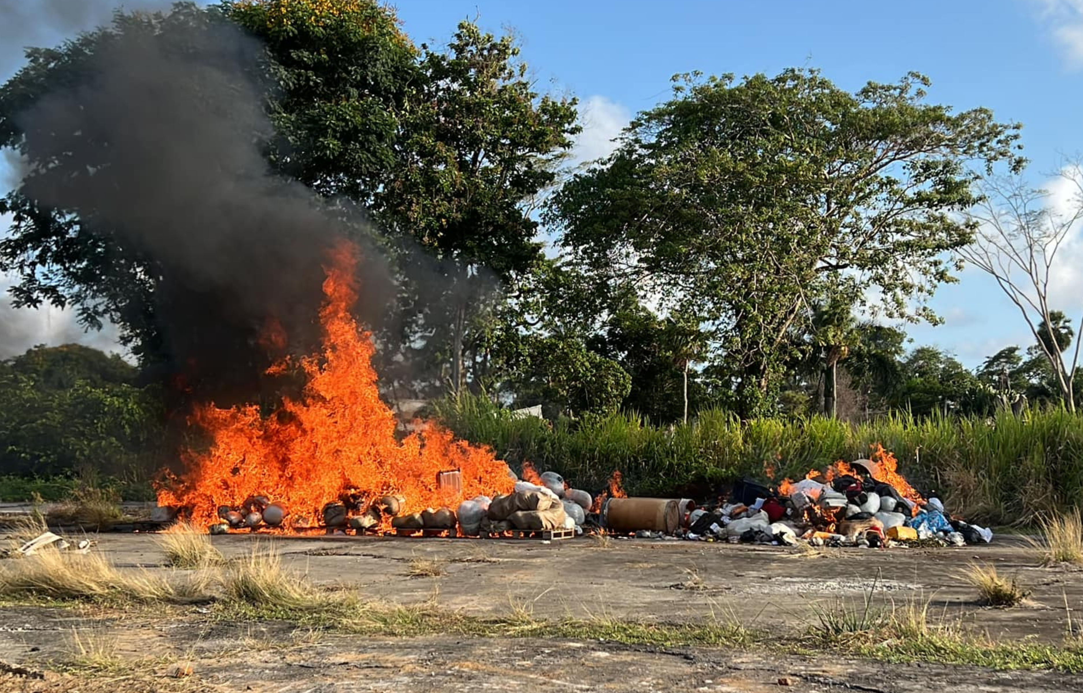 Police and CANU Destroy Billions of Dollars in Narcotics