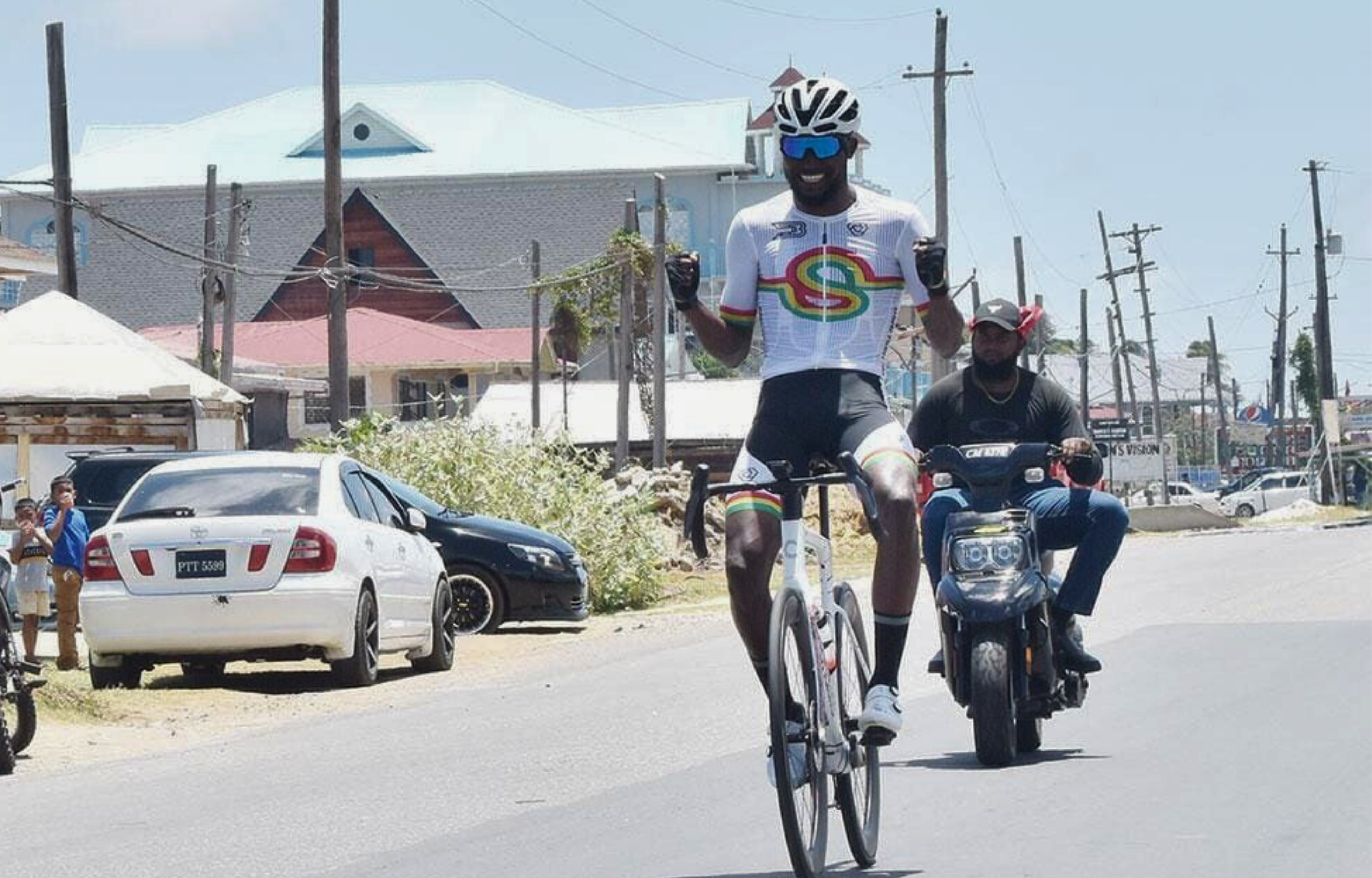 Briton John Secures Victory in Dr. Cheddi Jagan Memorial Cycle Road Race