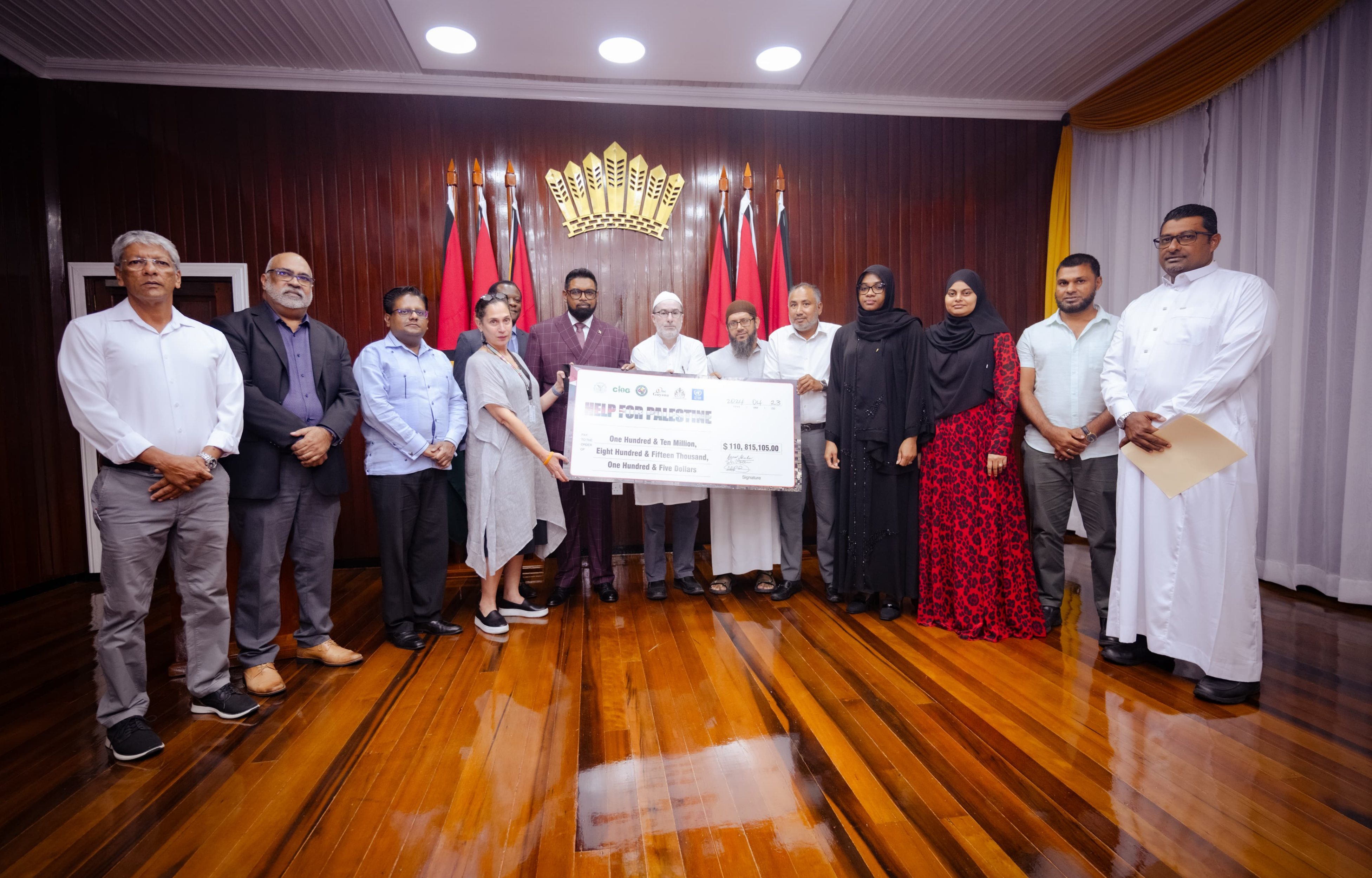 Guyana Contributes $110.8 Million in Humanitarian Aid to Palestine Through UN Agency