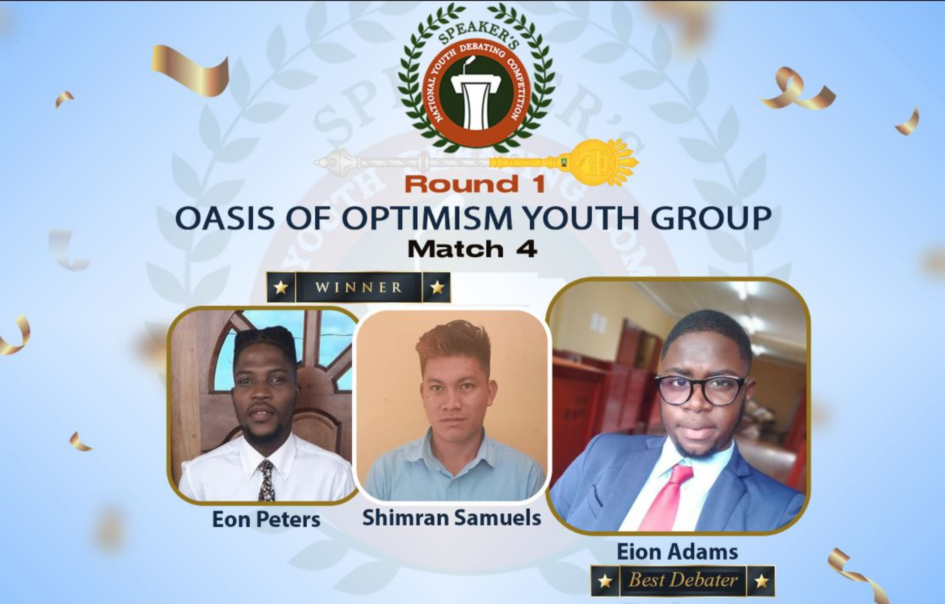 Oasis of Optimism Youth Group Prevails in National Youth Debating Competition