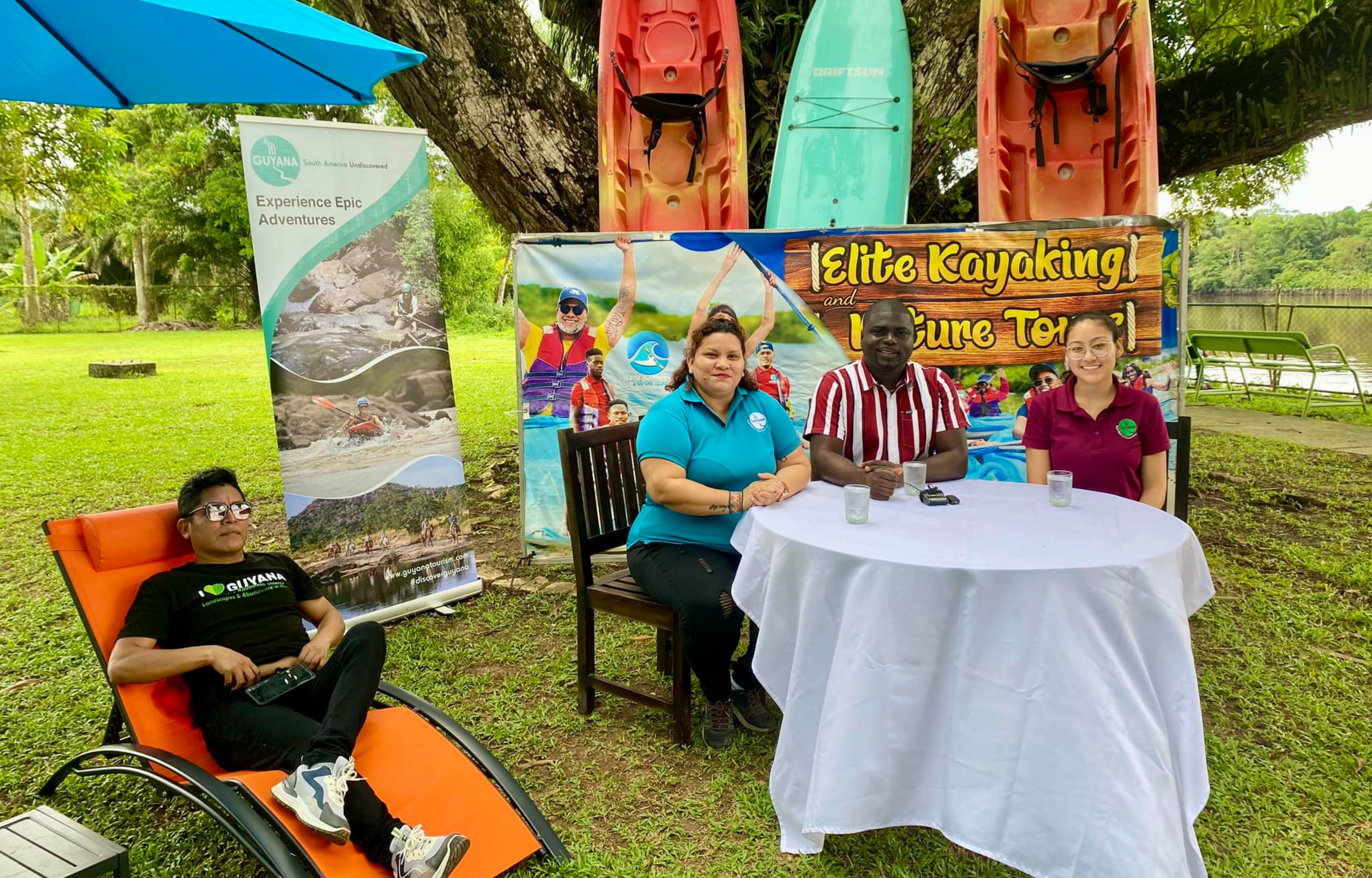 EK&NT Introduces Paddle-Boarding to Linden