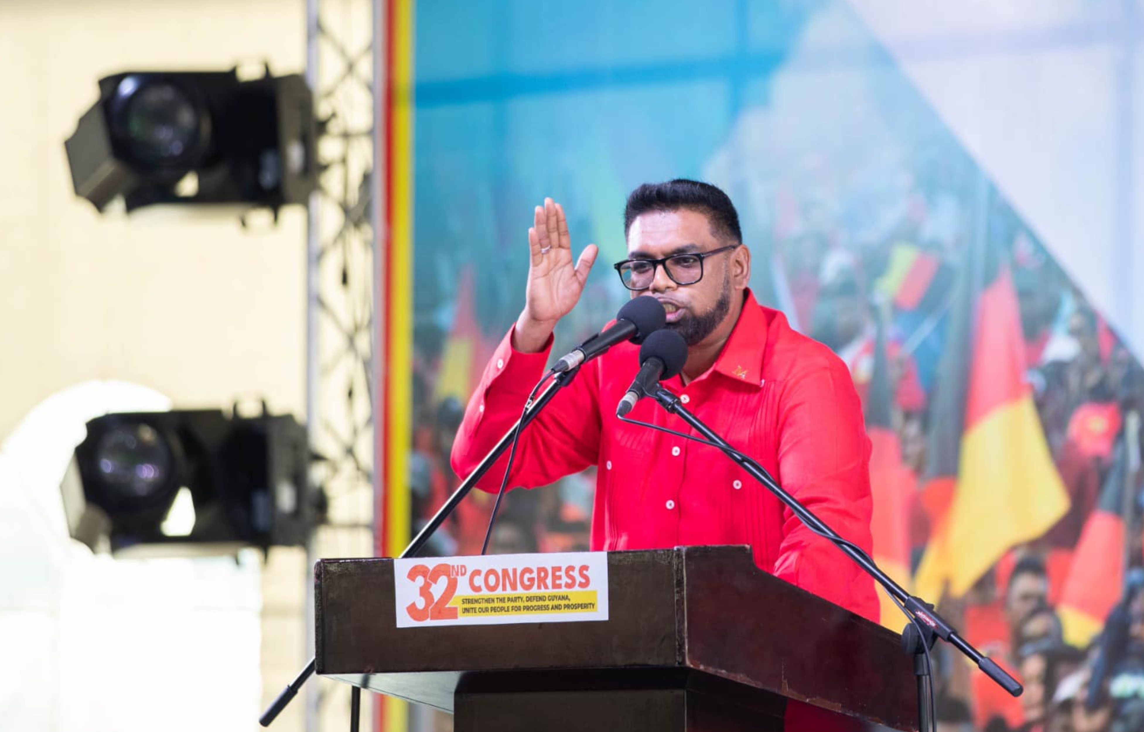 President Dr. Irfaan Ali Calls for Unity and Progress at PPP’s 32nd Congress