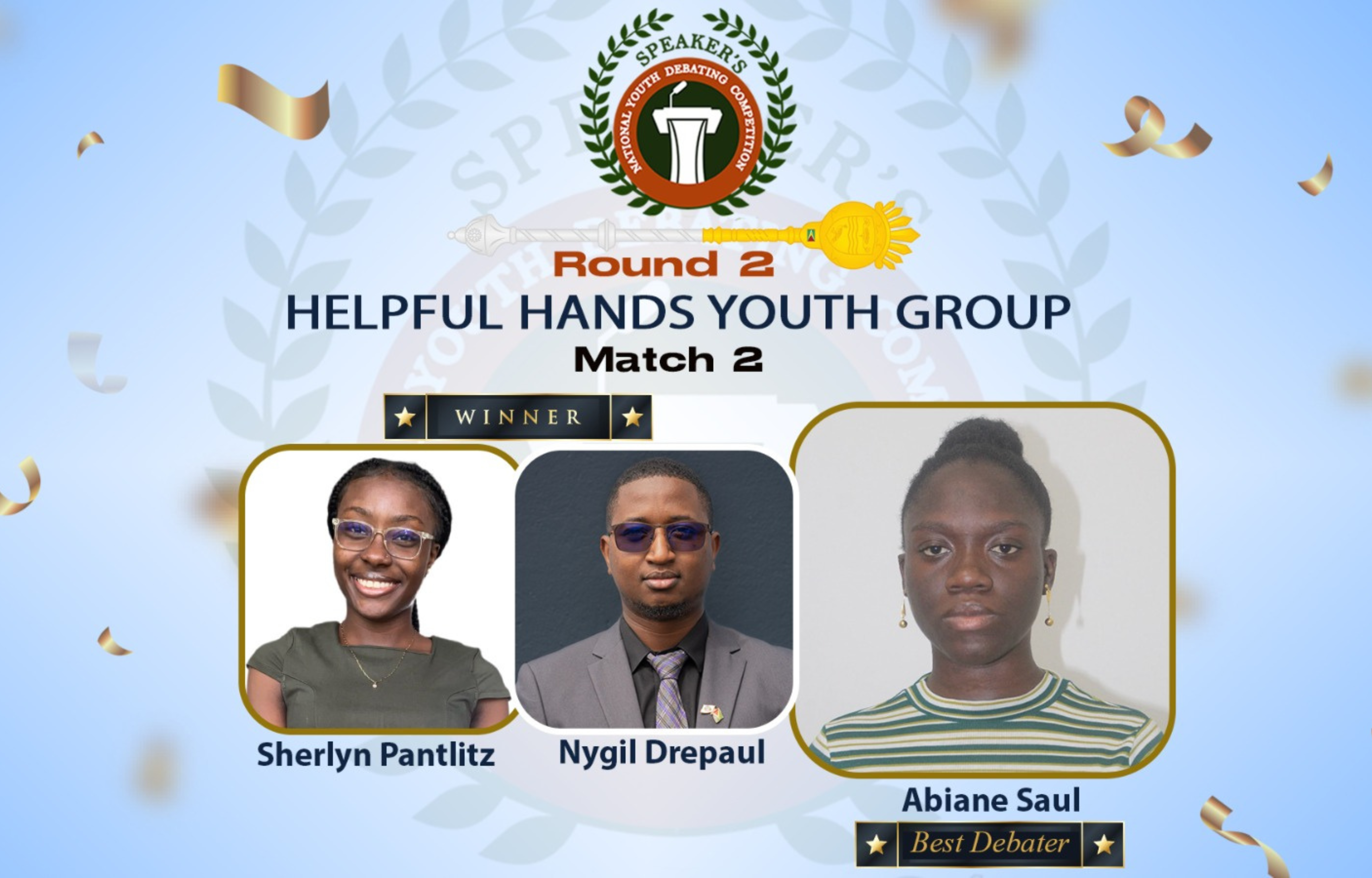 Helpful Hands Youth Group Triumphs in Quarter Finals of Speaker’s National Youth Debating Competition