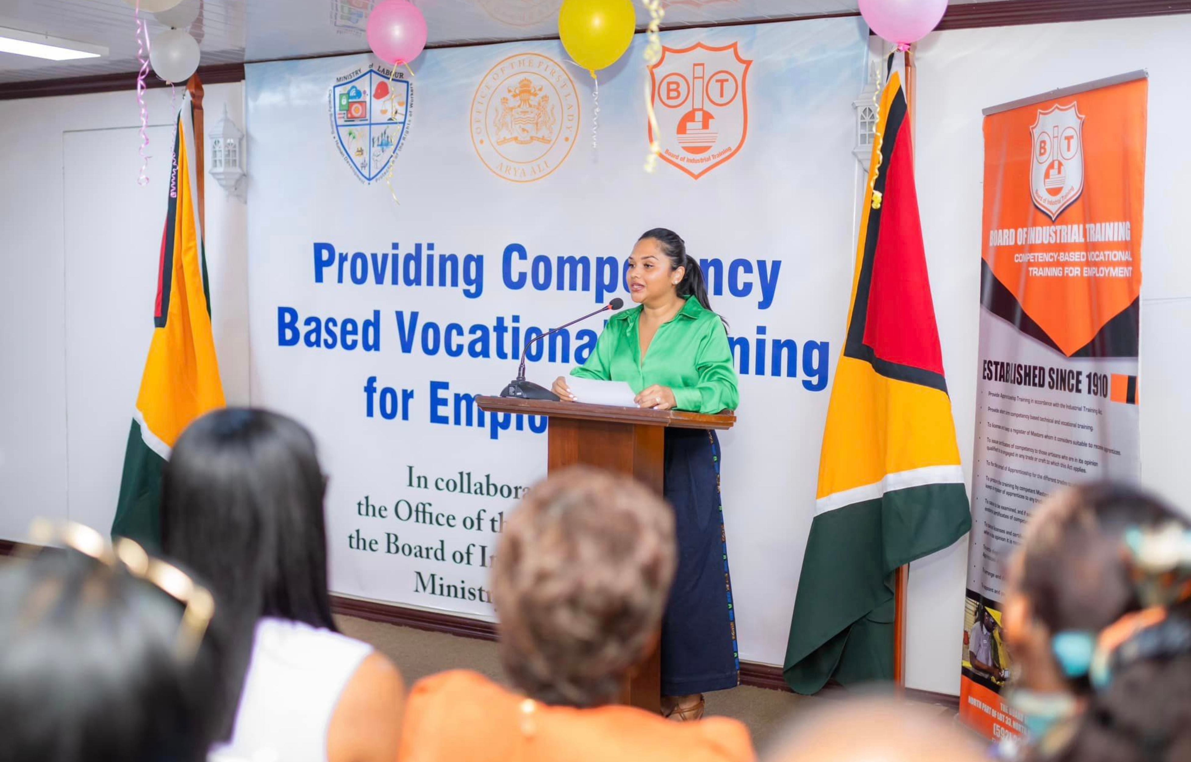 First Lady and BIT Launch Cosmetology Training for 45 Women in Region Two