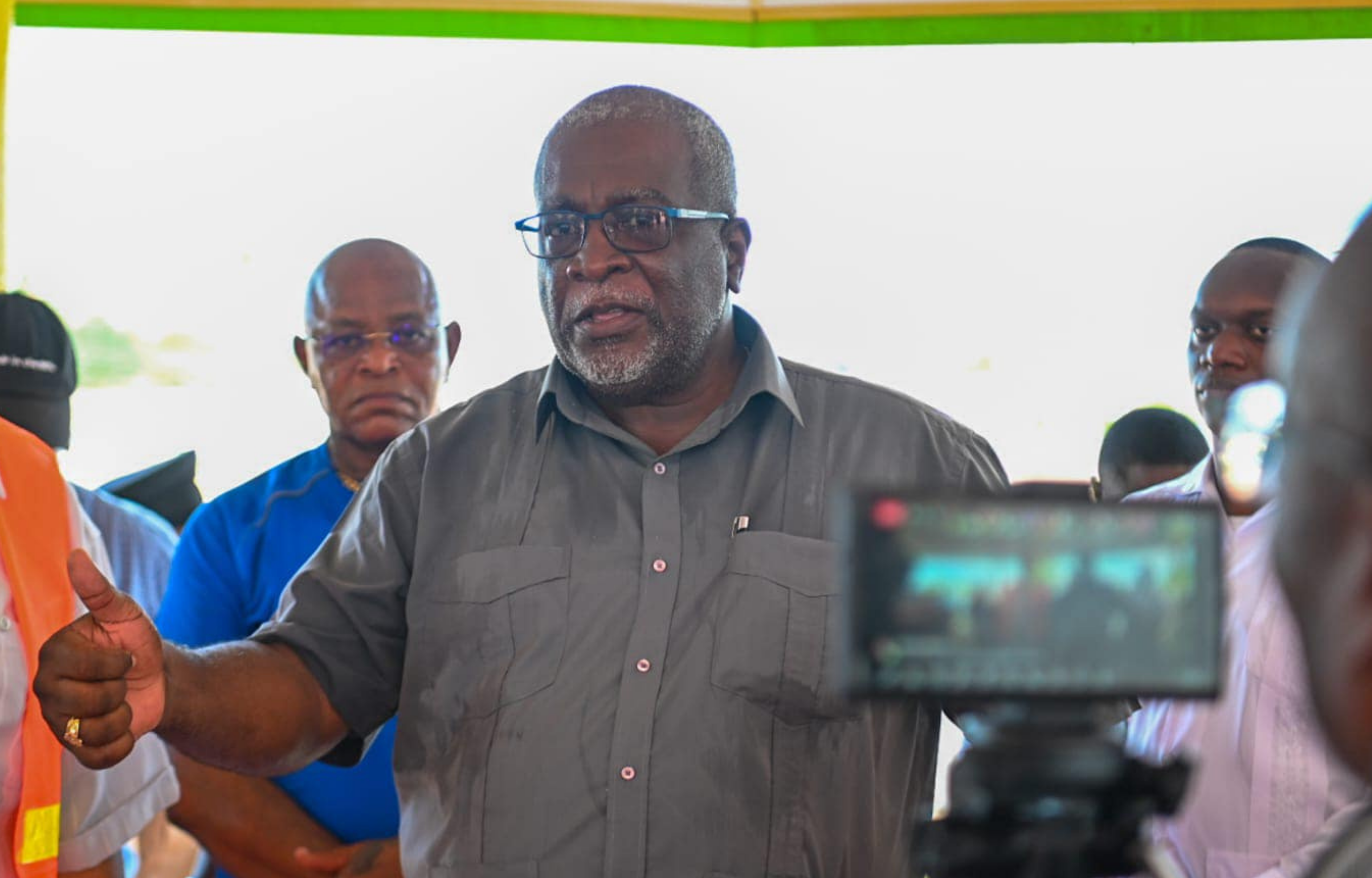 Government Ministers Lead Inspection of Emergency Flood Relief Efforts in Linden