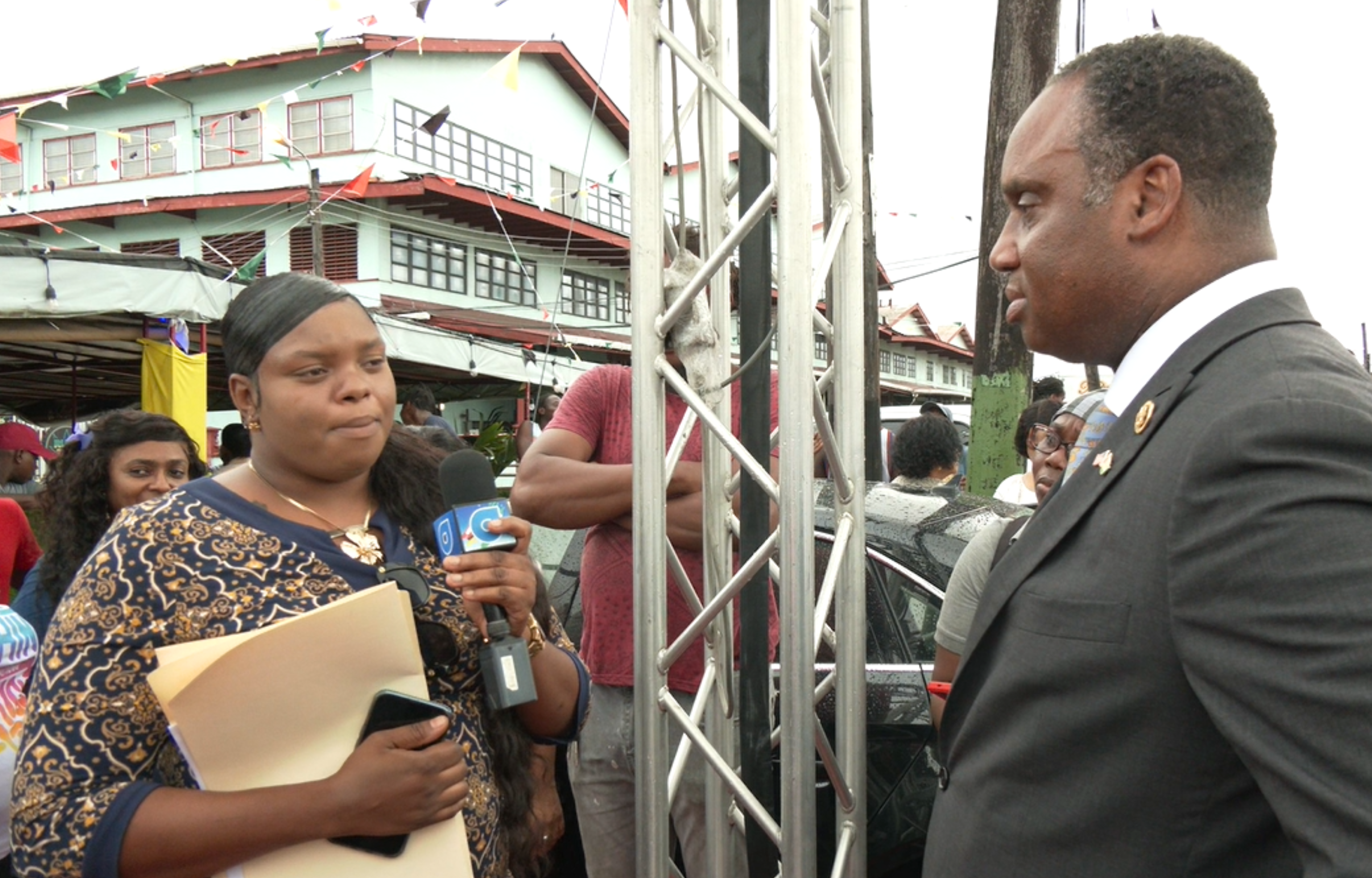 Albouystown Residents Share Stories of Progress with Visiting U.S. Congressman