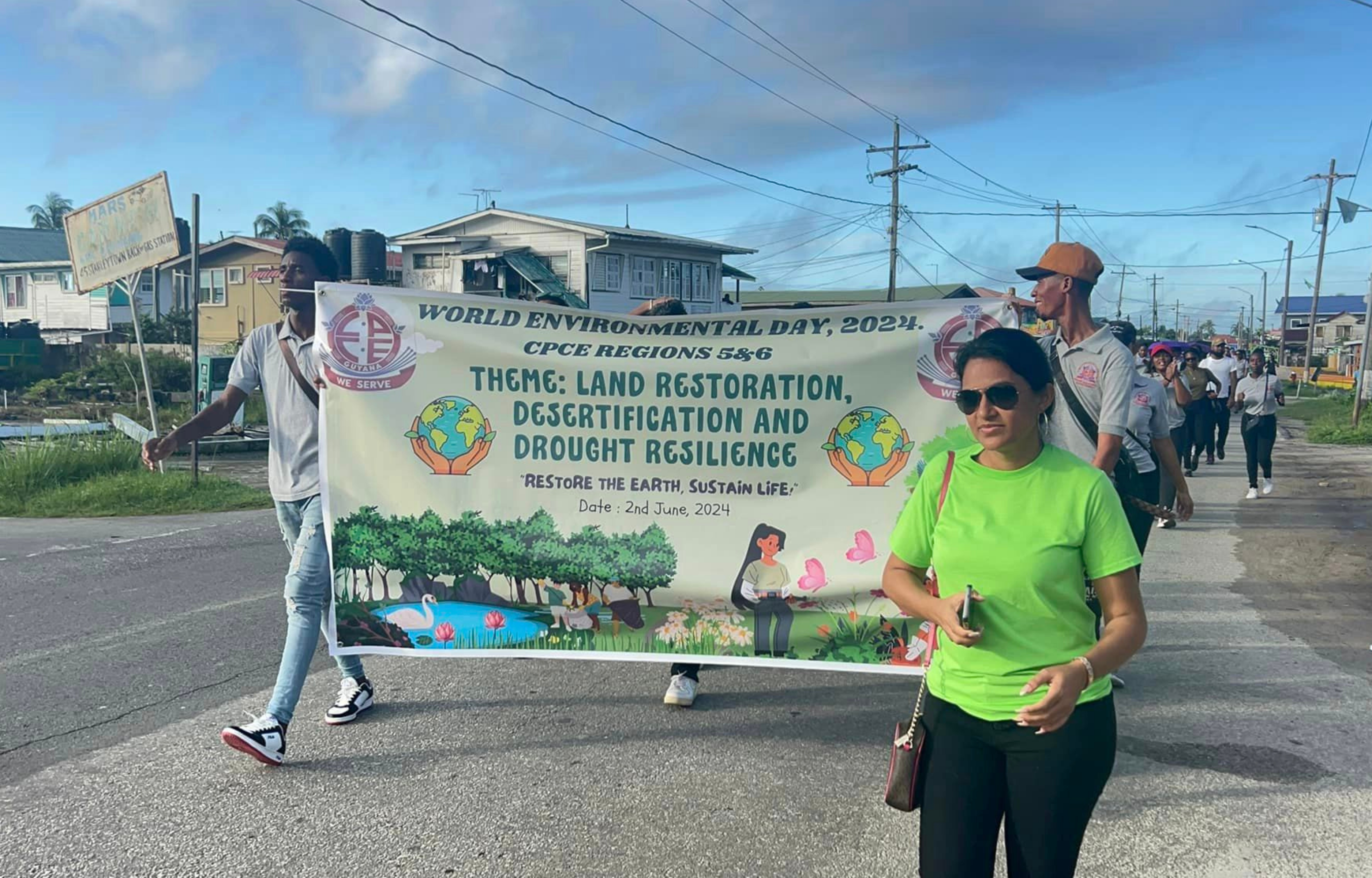 Guyana Kicks Off Environment Week with Regional Walks