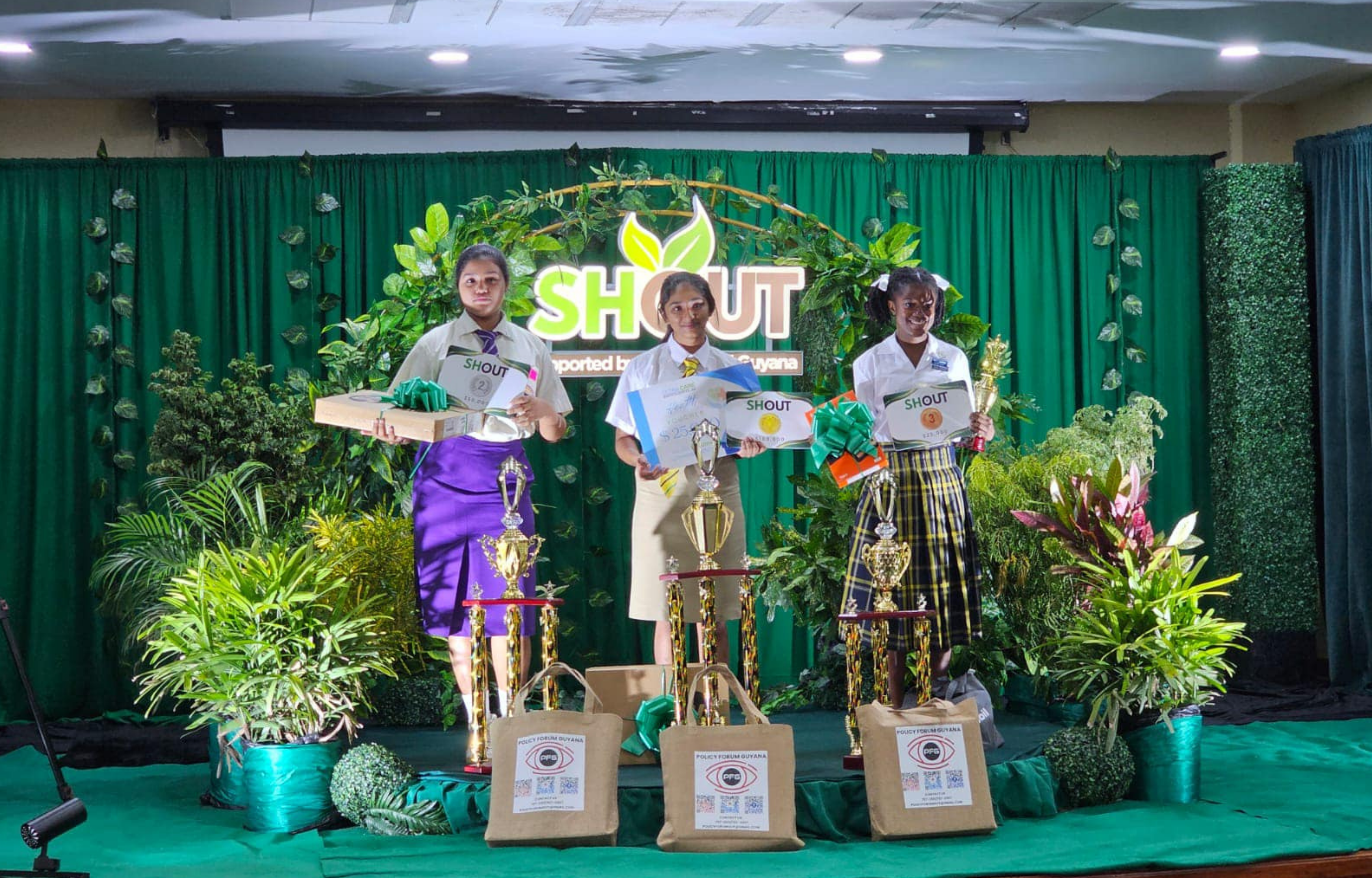 Queen’s College Student Crowned Guyana’s Youth Environmental Speaker 2024 in SHOUT 2.0 Competition