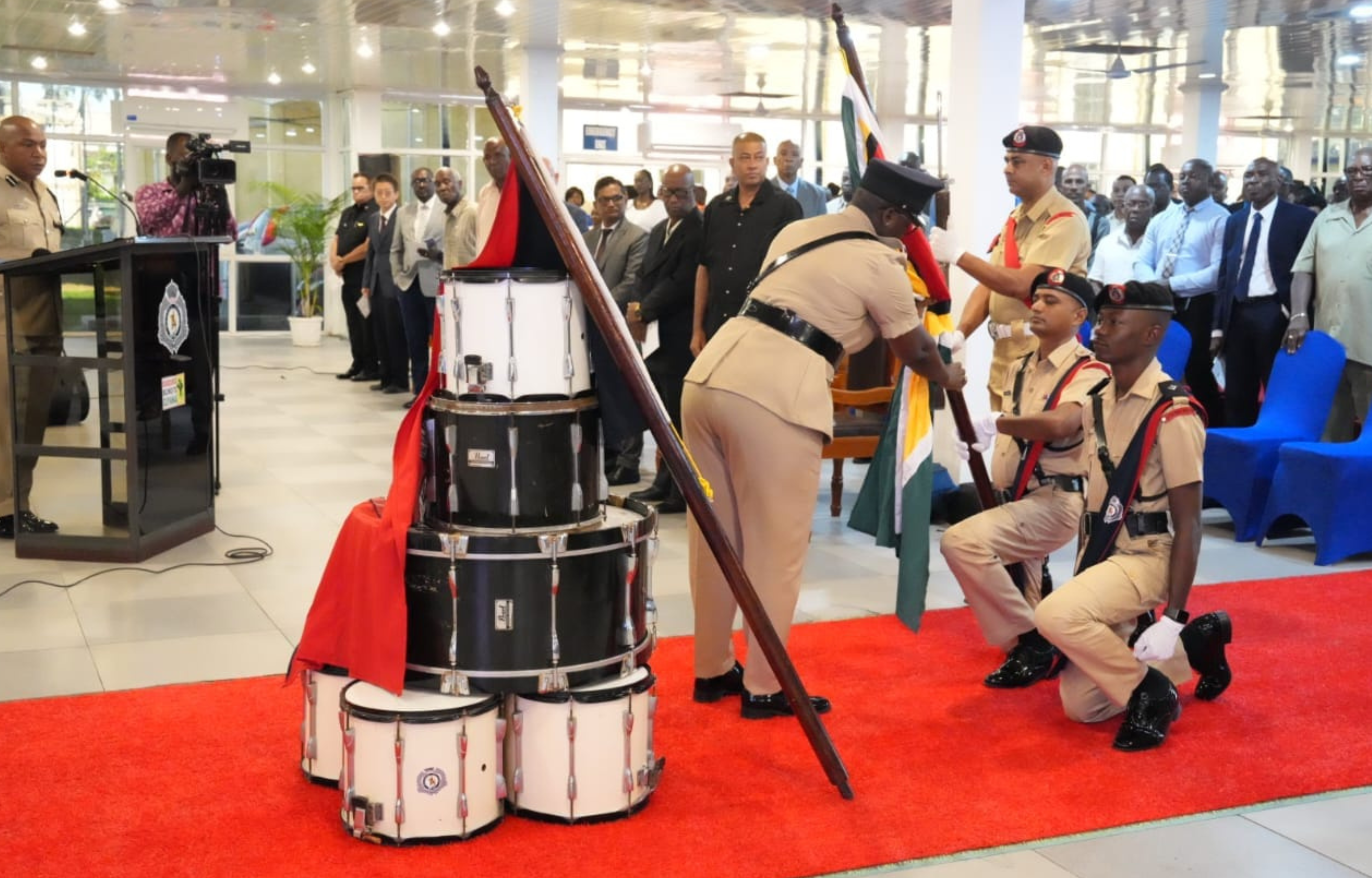 Guyana Police Force Marks 185th Anniversary with Reverent Drumhead Service