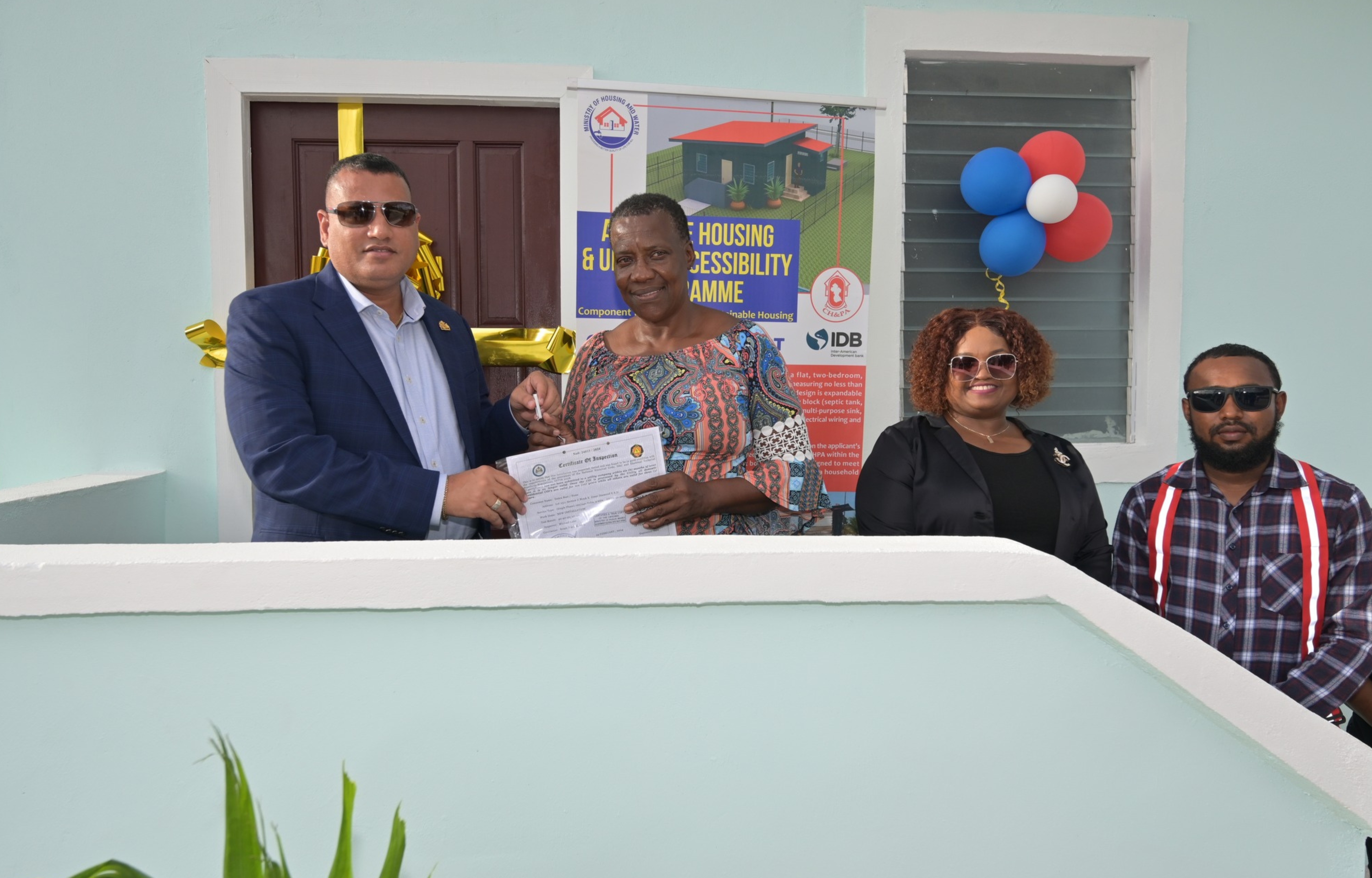 Housing Minister Presents Core Homes to Low-Income Families