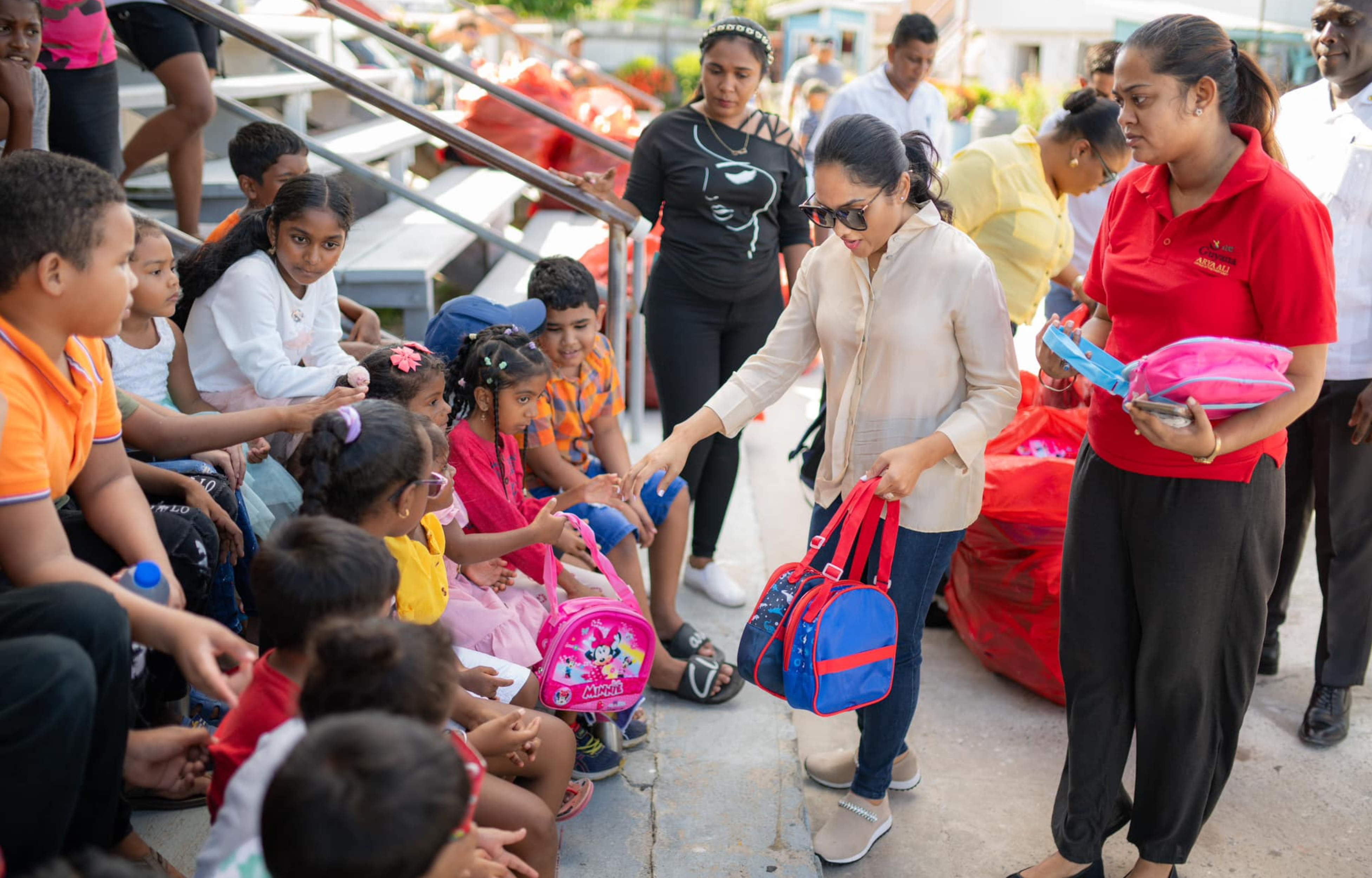 First Lady Arya Ali Supports Better Hope Students with School Supplies