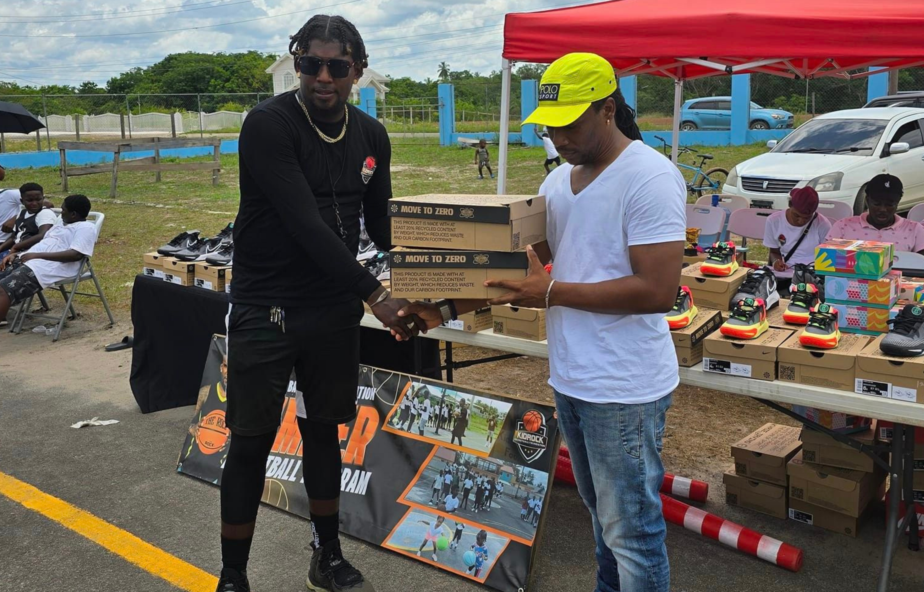 KIDROCK Basketball Camp Closes with Footwear Donation from CFO