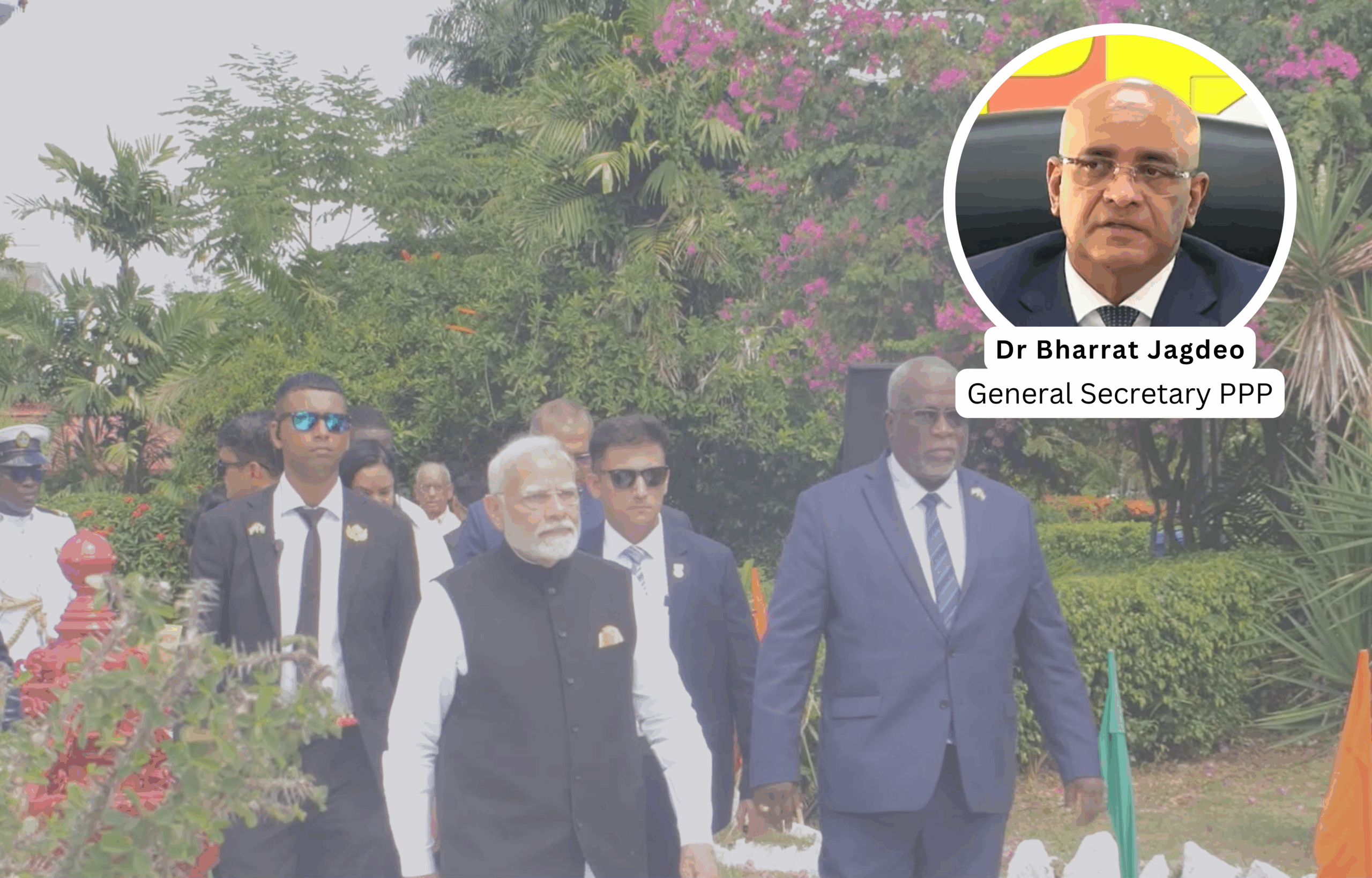 Positive Outcomes of Modi’s Historic State Visit to Guyana, Says VP Jagdeo