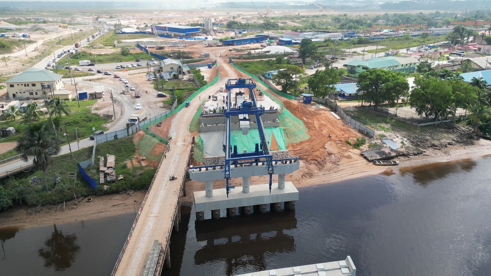 New Mackenzie/Wismar Bridge 84 per cent complete