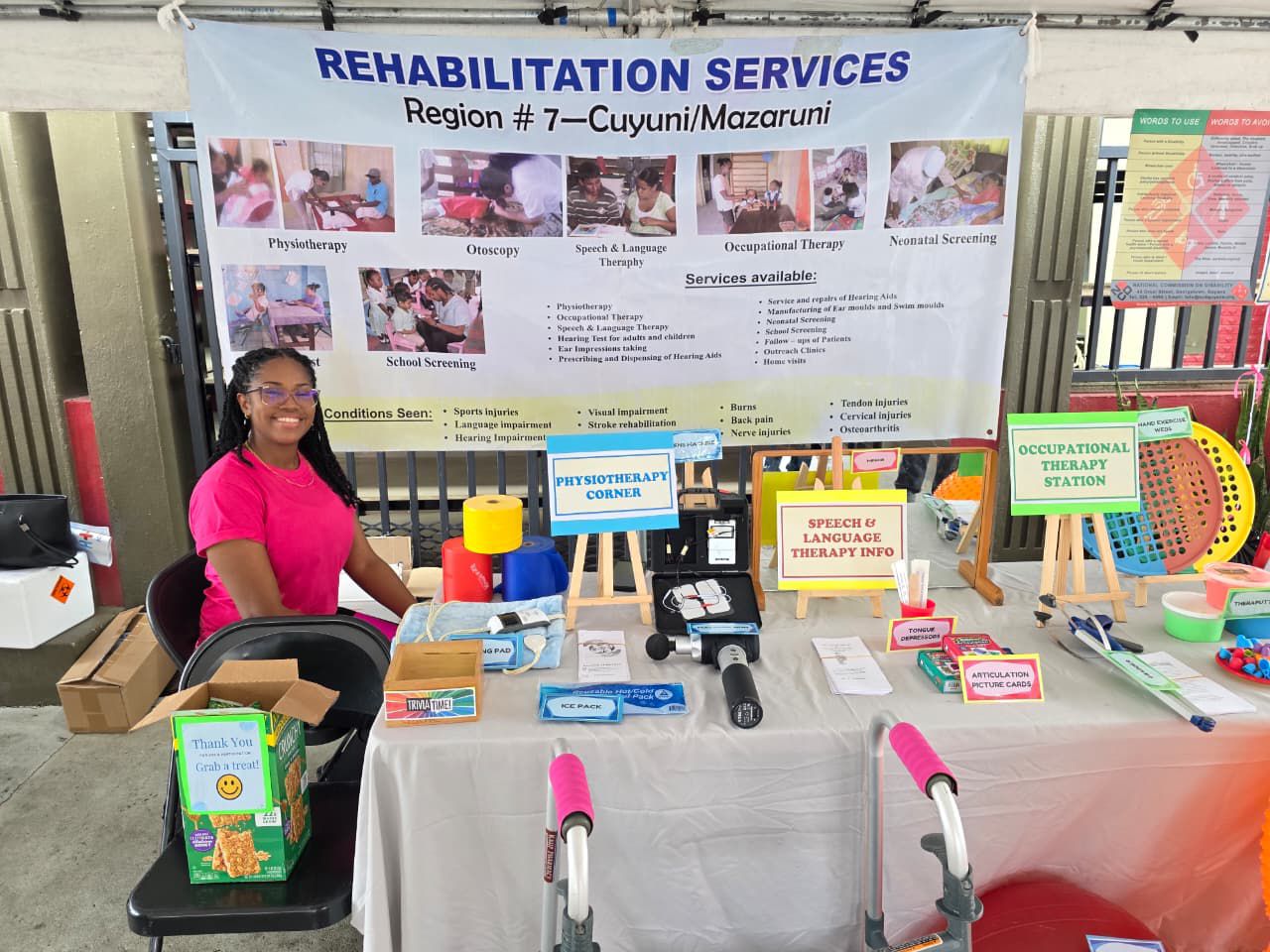 First health fair by Bartica Mayor & Town Council, RDC & Regional Hospital a major success