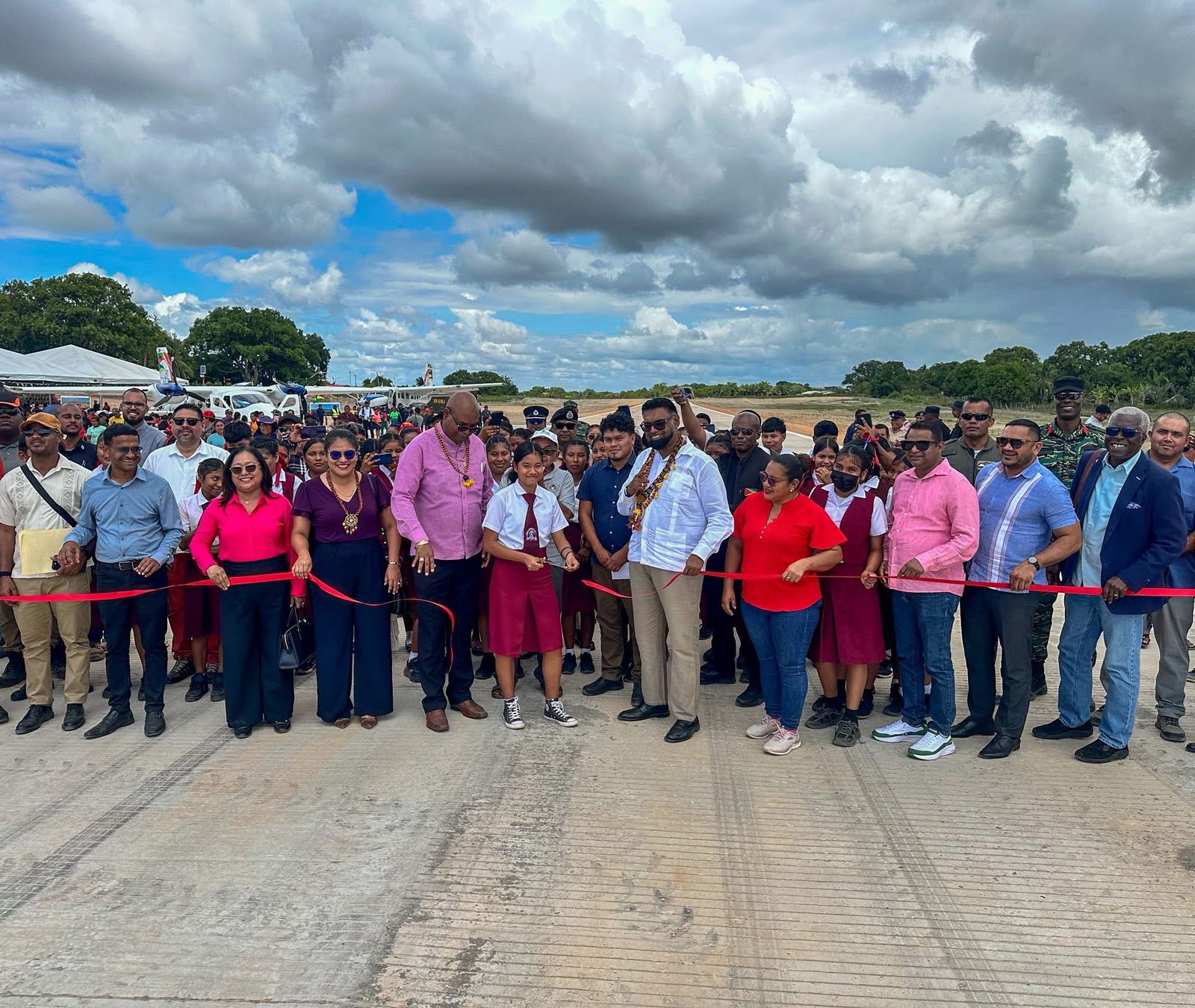 President Ali commissions Aishalton airstrip
