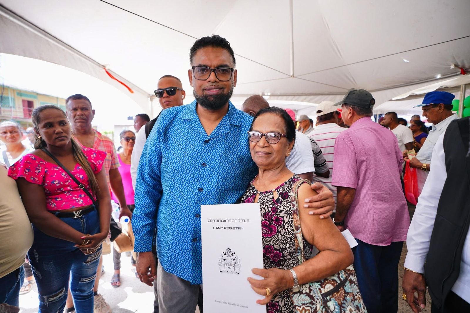 125 Cotton Tree families receive land titles