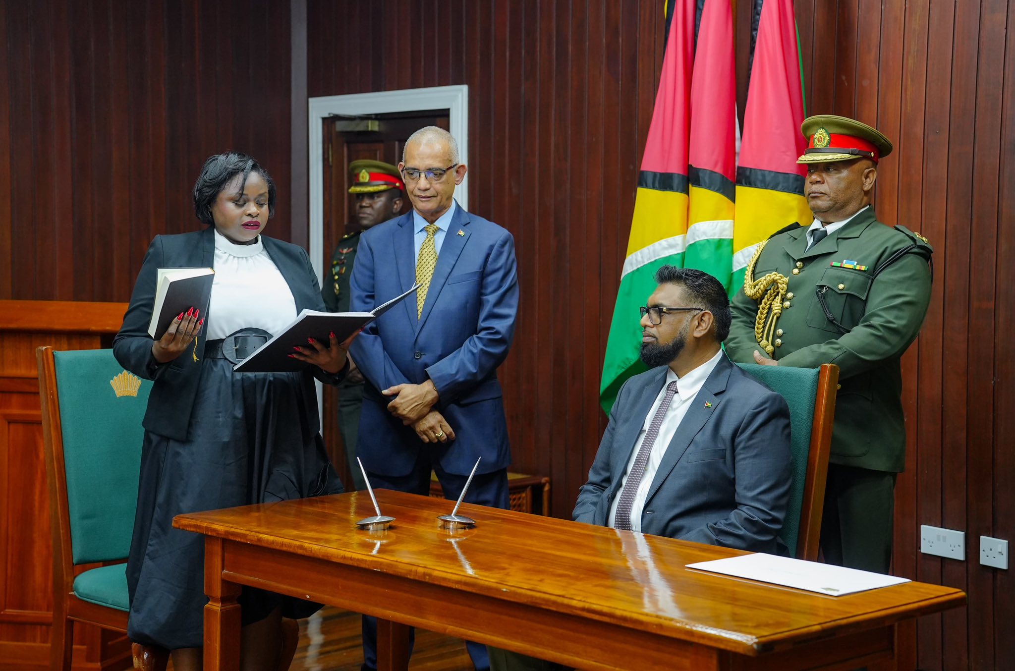 Seven judges sworn in within one year