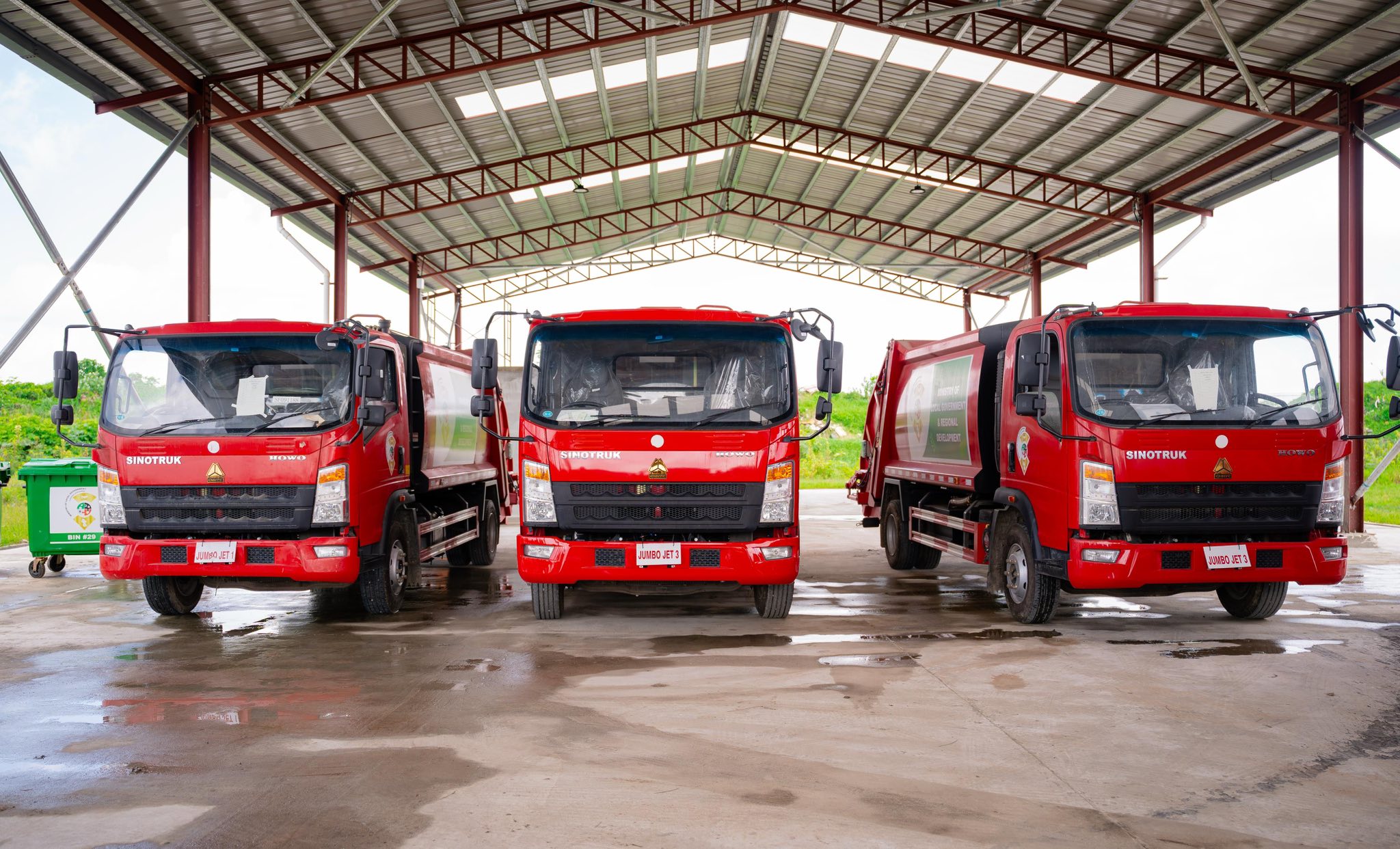 Distribution of 10 Garbage Trucks to East Coast and East Bank NDCs advances national rollout