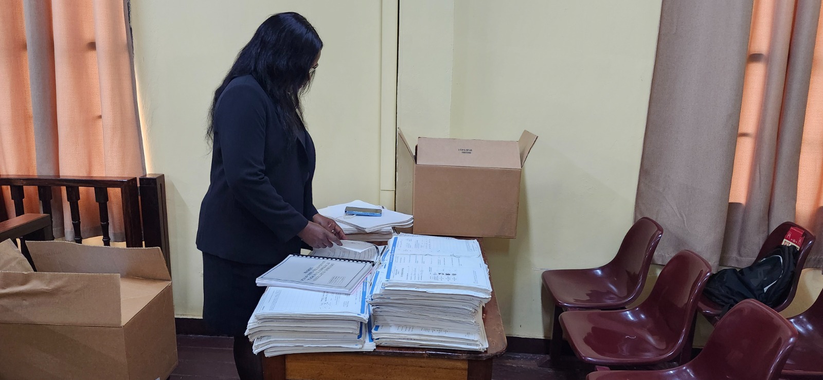 Election fraud case; chain of custody maintained