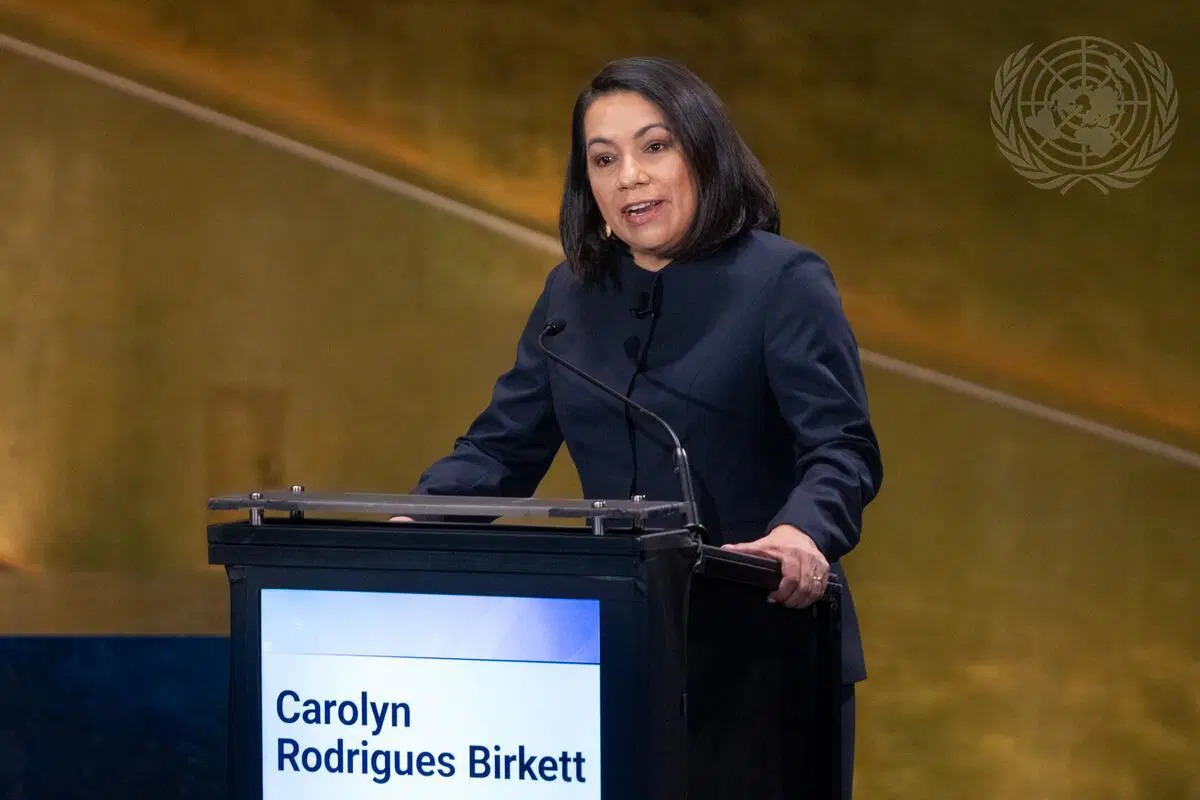 Ambassador Rodrigues-Birkett emerges as top contender in first UN chief straw poll
