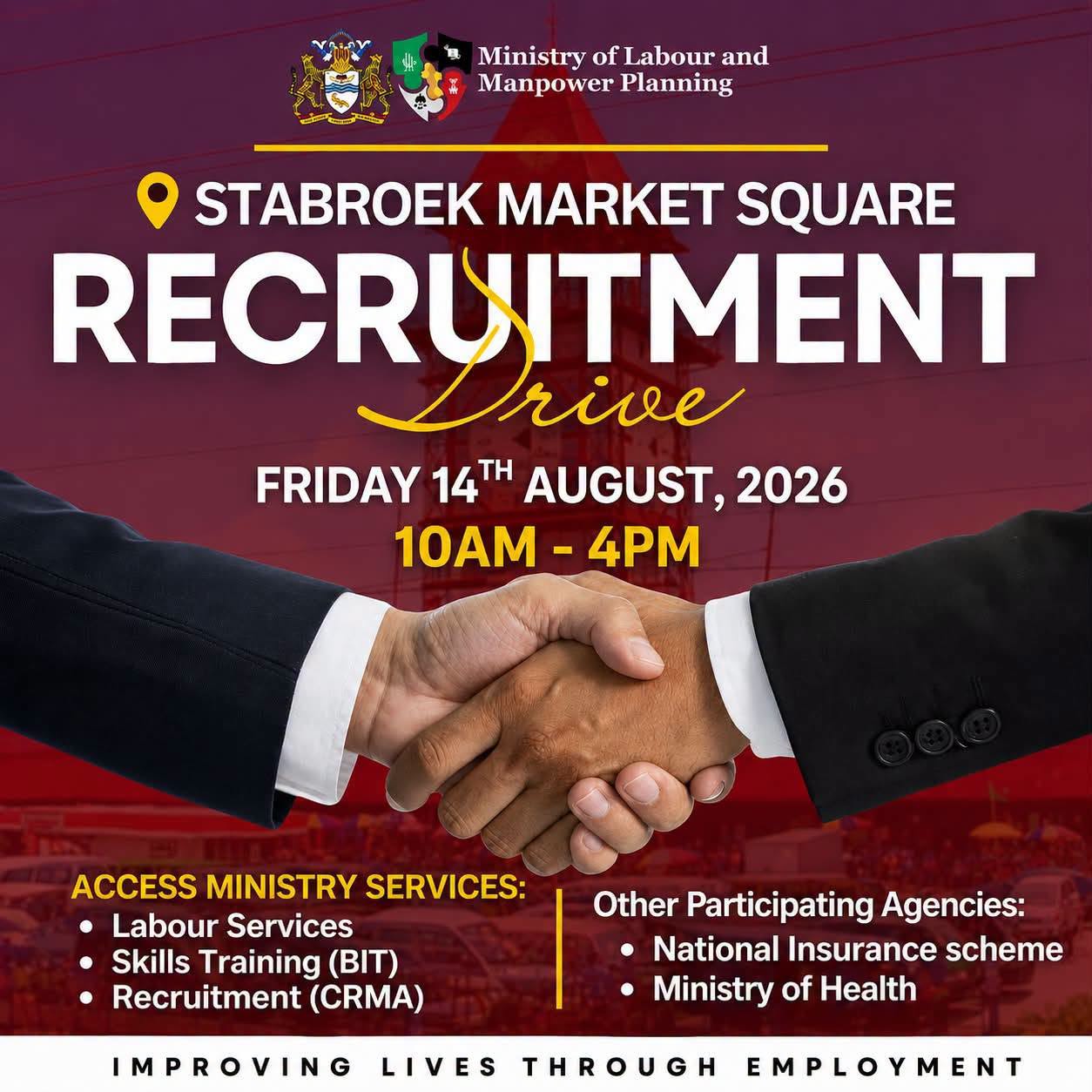 Labour Ministry takes jobs, services to the public