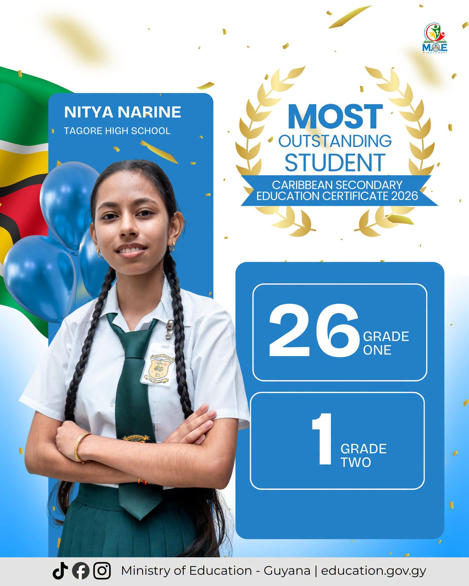 Region Six teen makes CSEC history