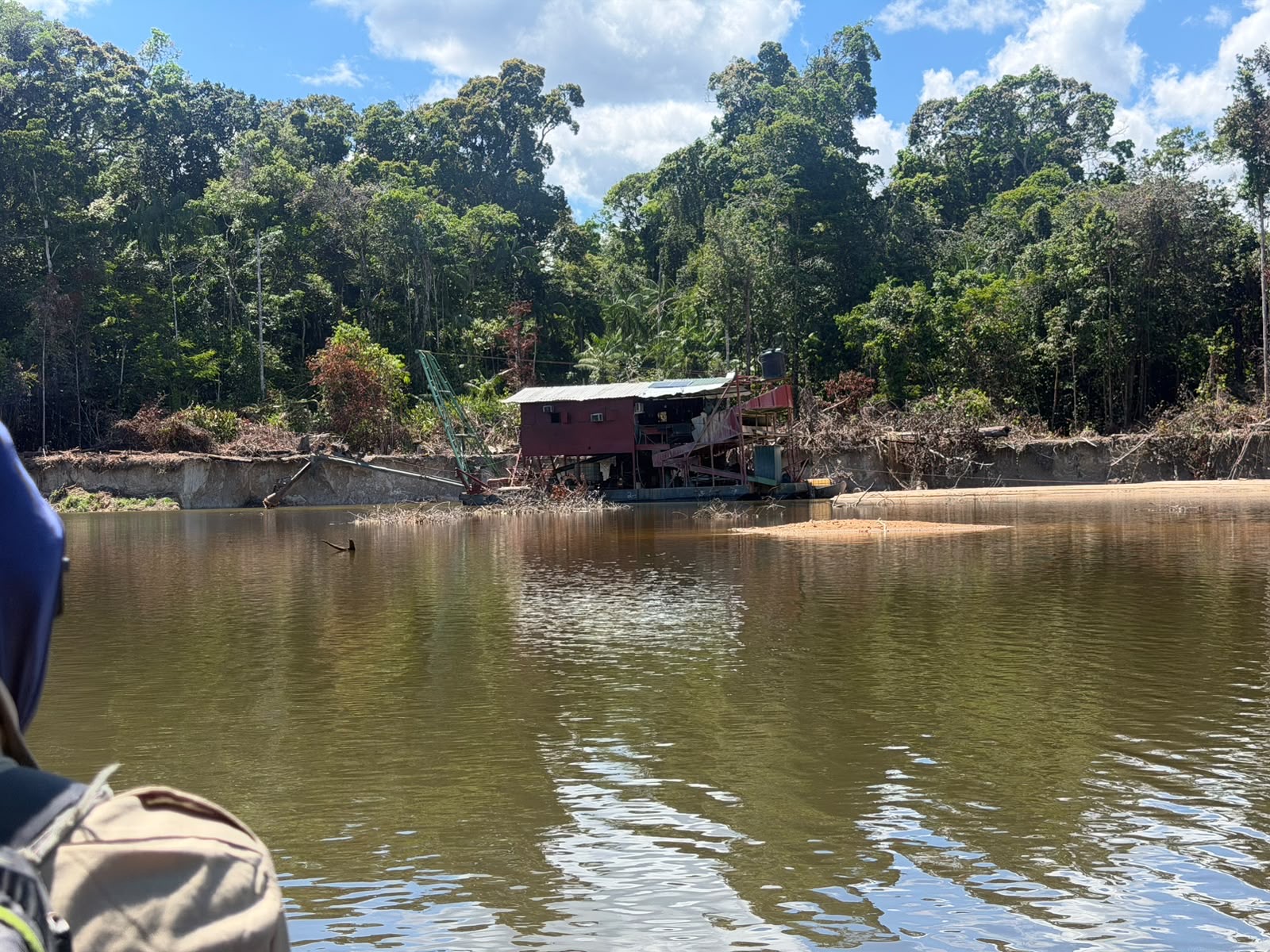 Three detained for illegal mining along Siparuni riverbank