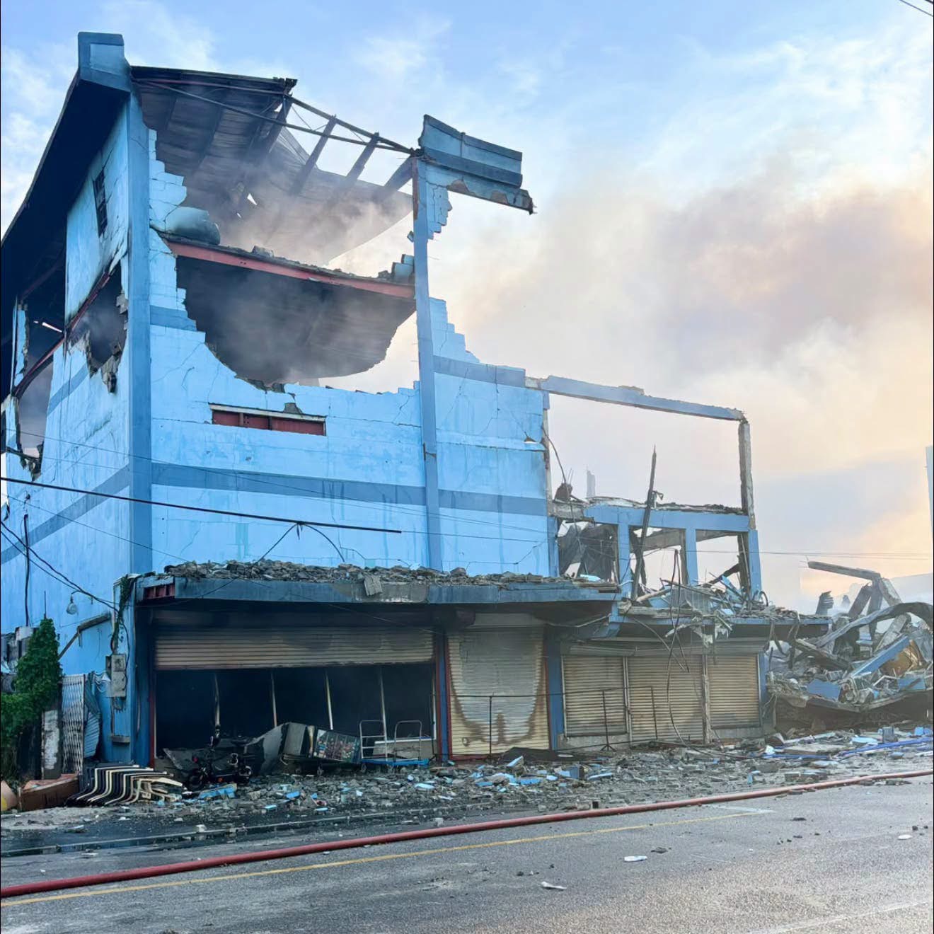 Regent Street business destroyed by fire