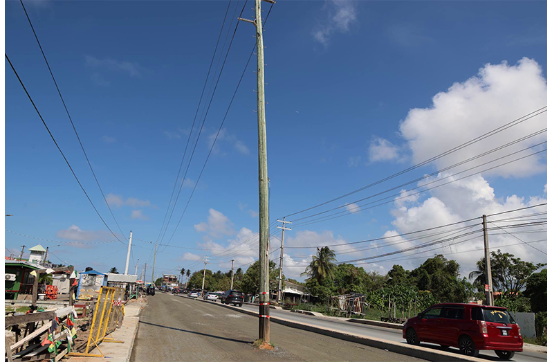 Utility pole to remain until new East Coast Transmission Bypass is completed