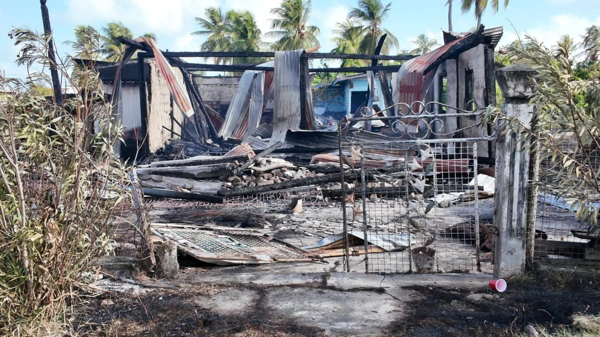 Charred remains of 45-year-old man found 