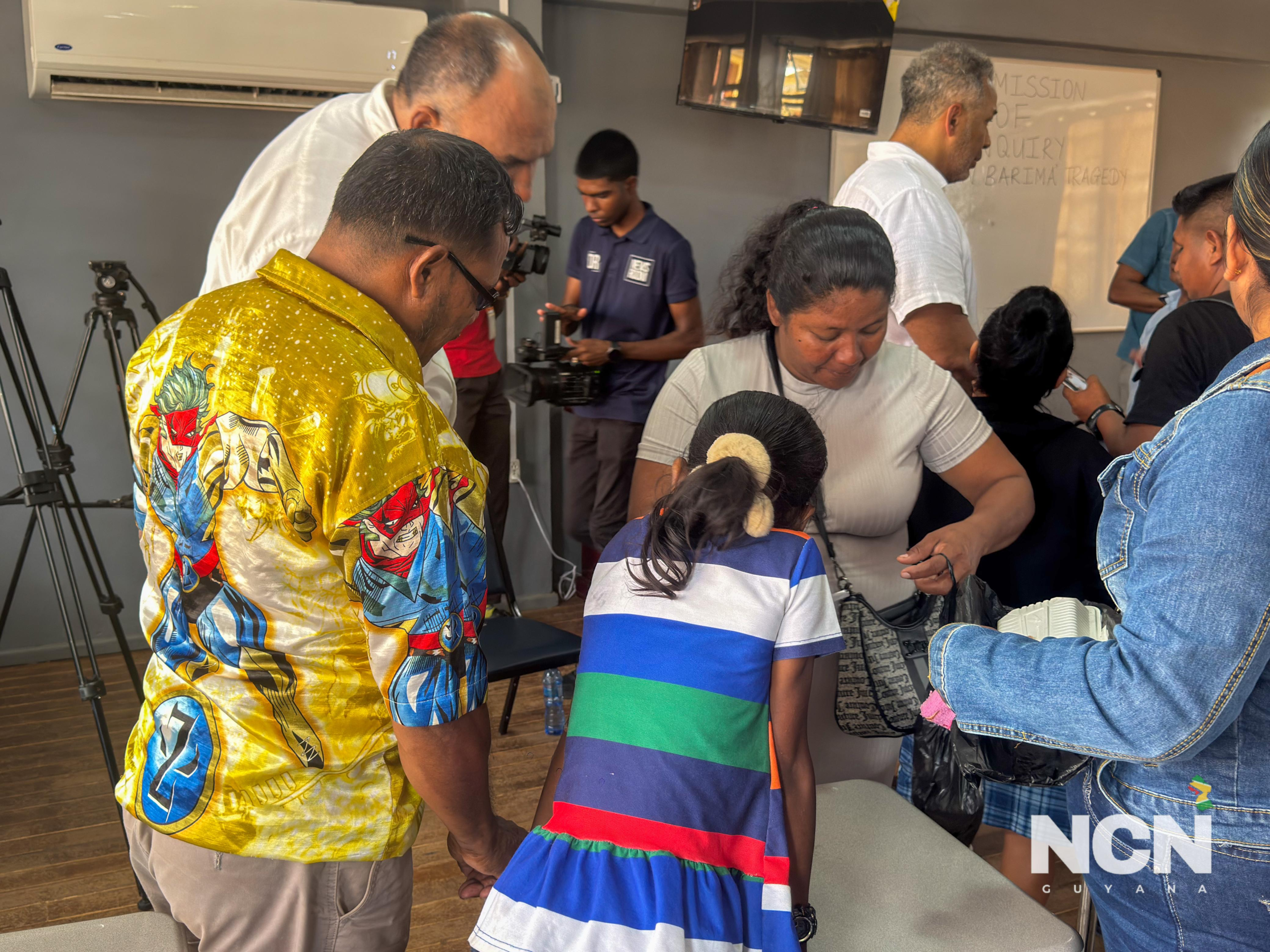 MV Barima commission meets Mabaruma families, urges survivors to give evidence